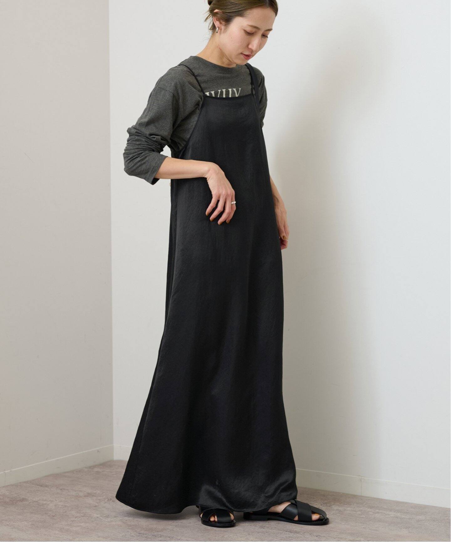 サテンキャミワンピース（ワンピース）｜FRAMeWORK（フレームワーク  