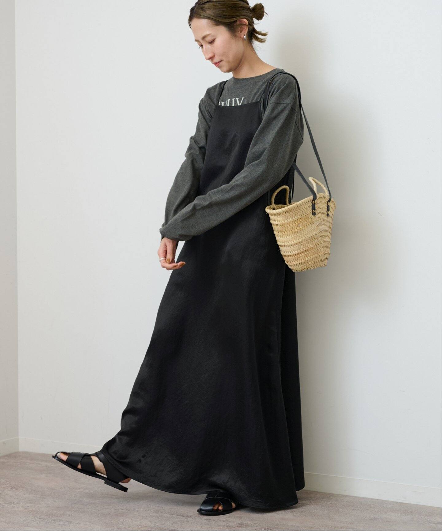 サテンキャミワンピース（ワンピース）｜FRAMeWORK（フレームワーク  