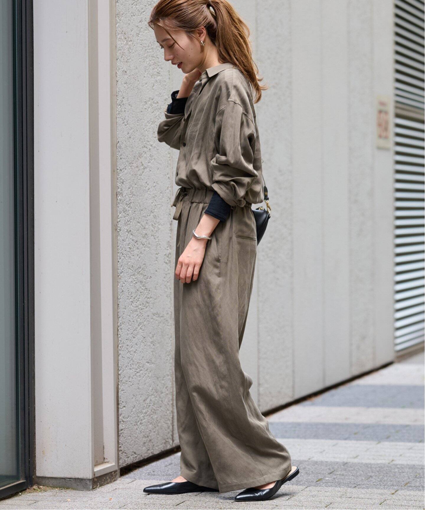 リヨセルリネンオールインワン（つなぎ／オールインワン）｜FRAMeWORK  