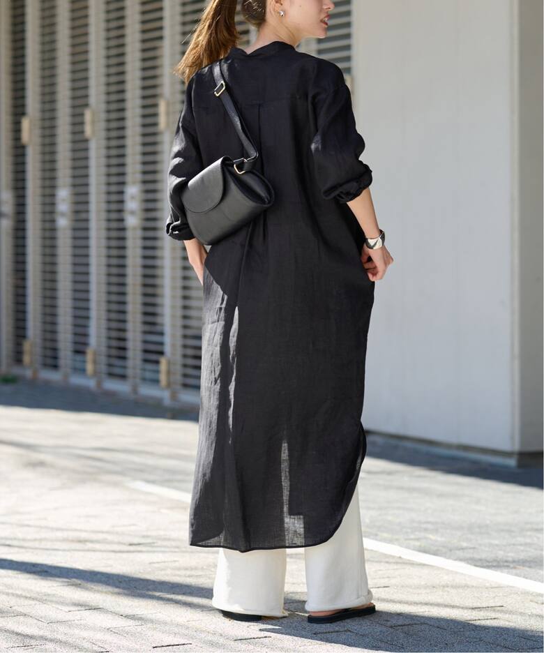 ≪追加≫フレンチリネンシャツワンピース2（ワンピース）｜FRAMeWORK  