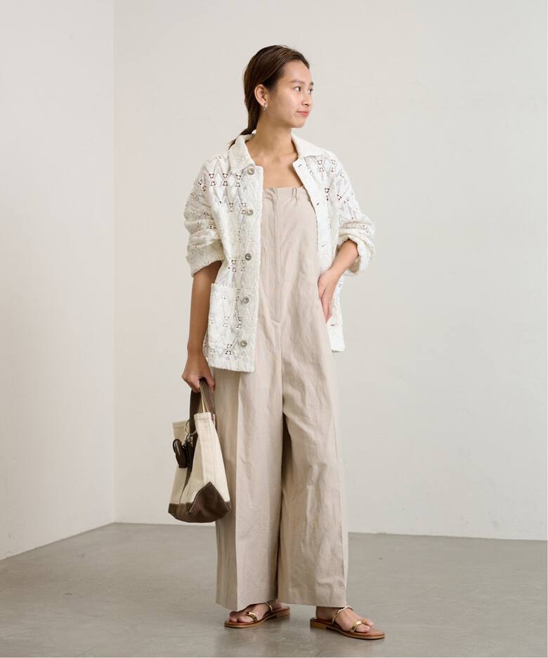 FRAMeWORK (フレームワーク) 24040220307020 コットンヘンプサロペット  