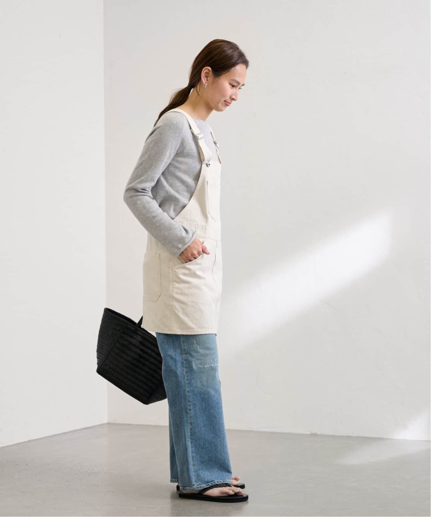 オックスミニサロペット（ワンピース）｜FRAMeWORK（フレームワーク