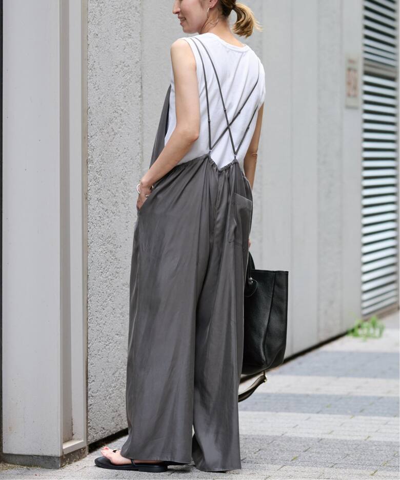 ≪追加≫キュプラツイルキャミサロペット（サロペット／オーバーオール 