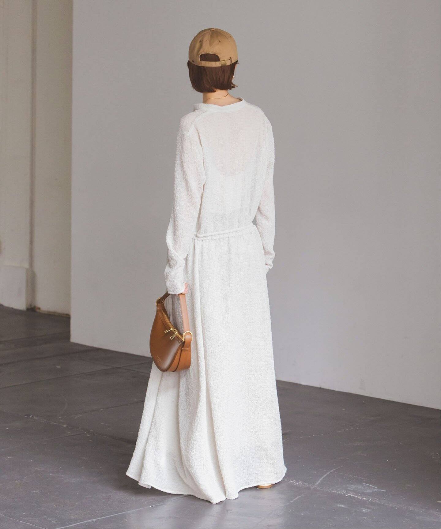 N.Jam/エヌジャム サッカードロストカフタンワンピース（ワンピース 