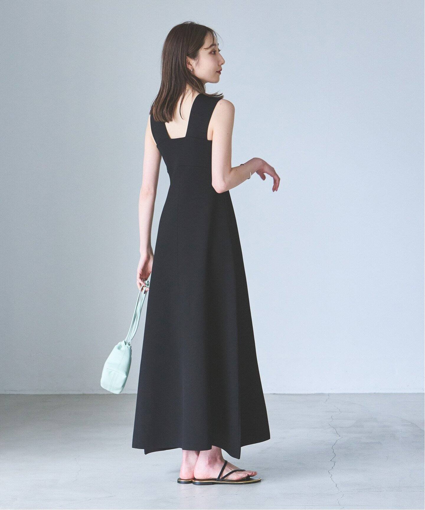 追加》ミラノリブフィットフレアニットワンピース（ワンピース  