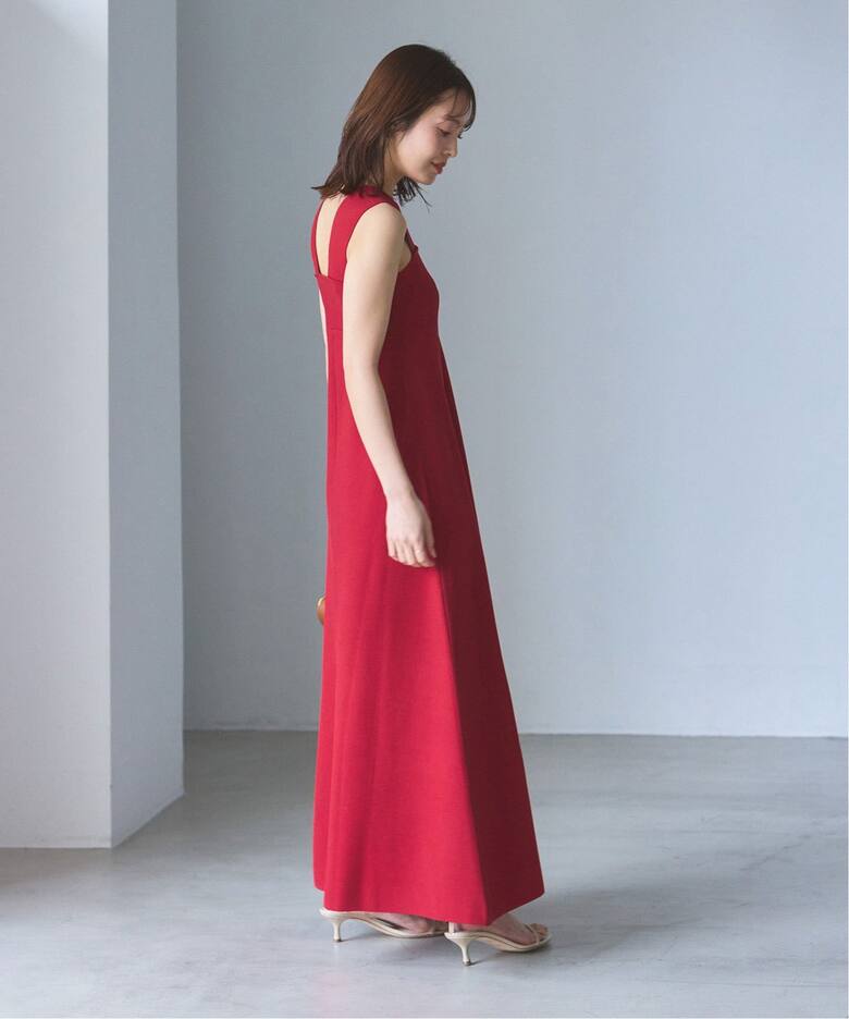 追加》ミラノリブフィットフレアニットワンピース（ワンピース  