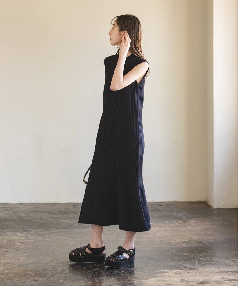 WEB限定追加》ランダムリブマーメイドニットワンピース（ワンピース  