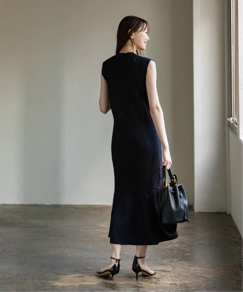 WEB限定追加》ランダムリブマーメイドニットワンピース（ワンピース  