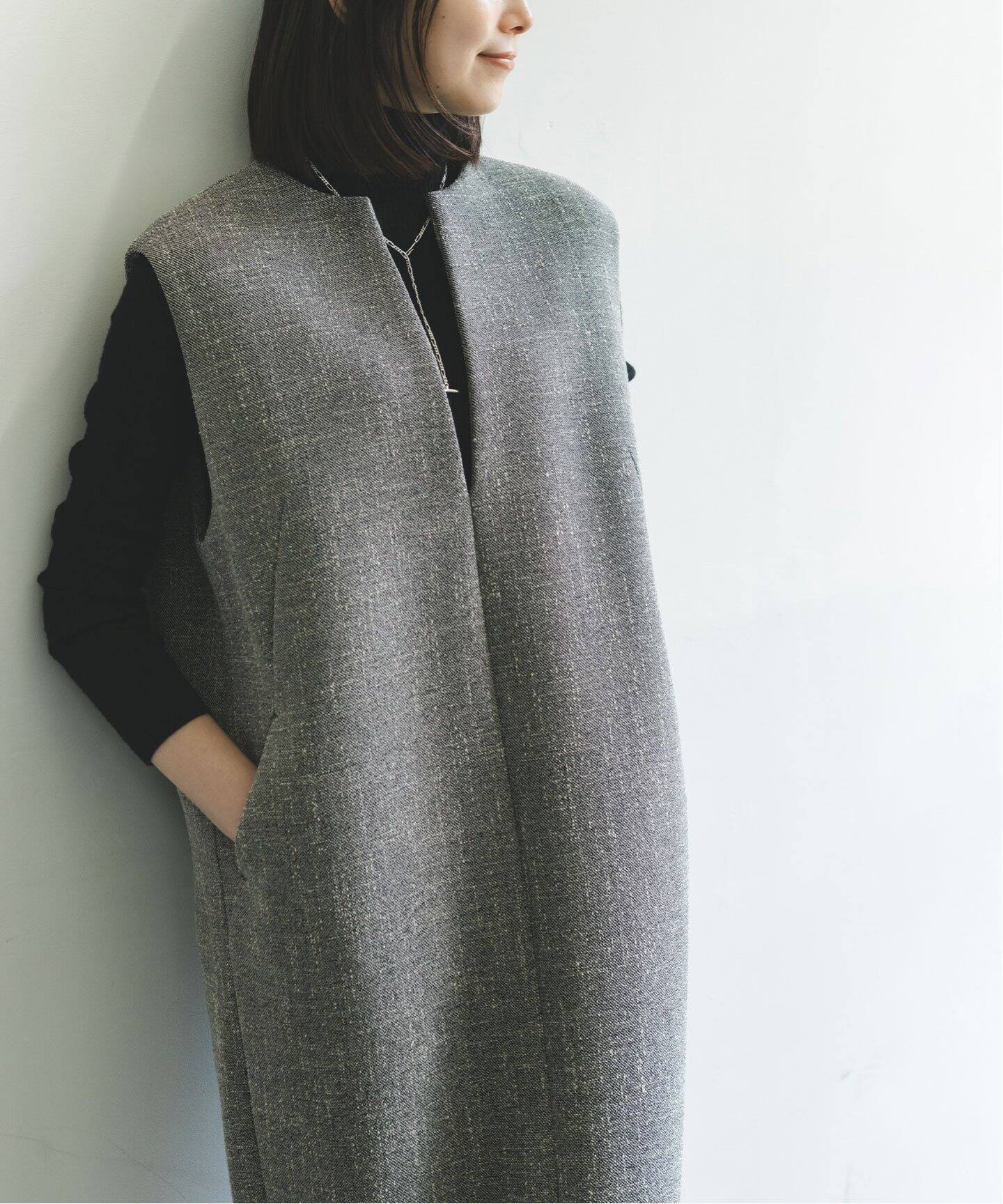 スポンジボンディングワンピース（ワンピース）｜NOBLE（ノーブル）の  