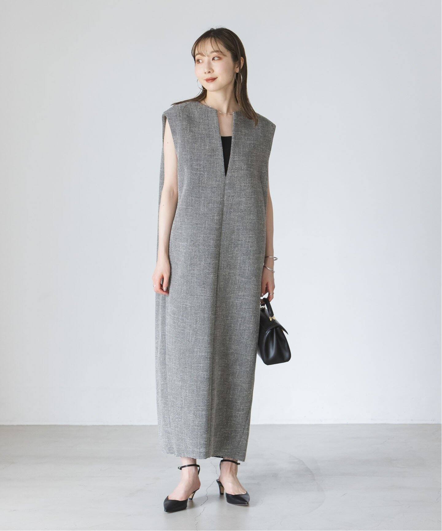 スポンジボンディングワンピース（ワンピース）｜NOBLE（ノーブル）の  