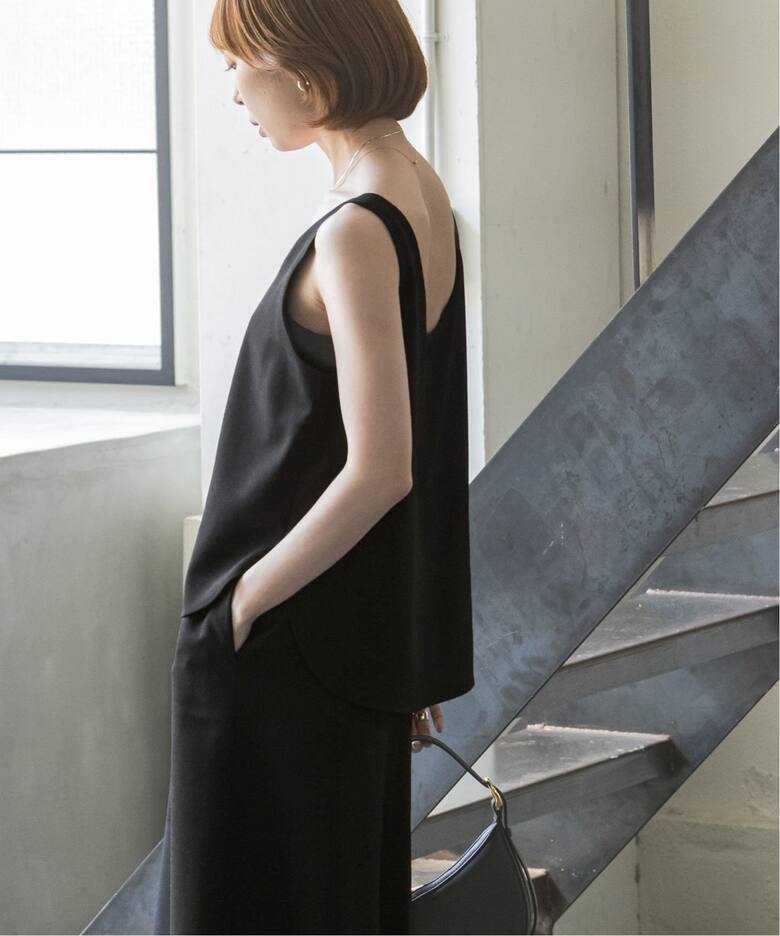 ウールMIXツイルレイヤードワンピース（ワンピース）｜NOBLE（ノーブル  