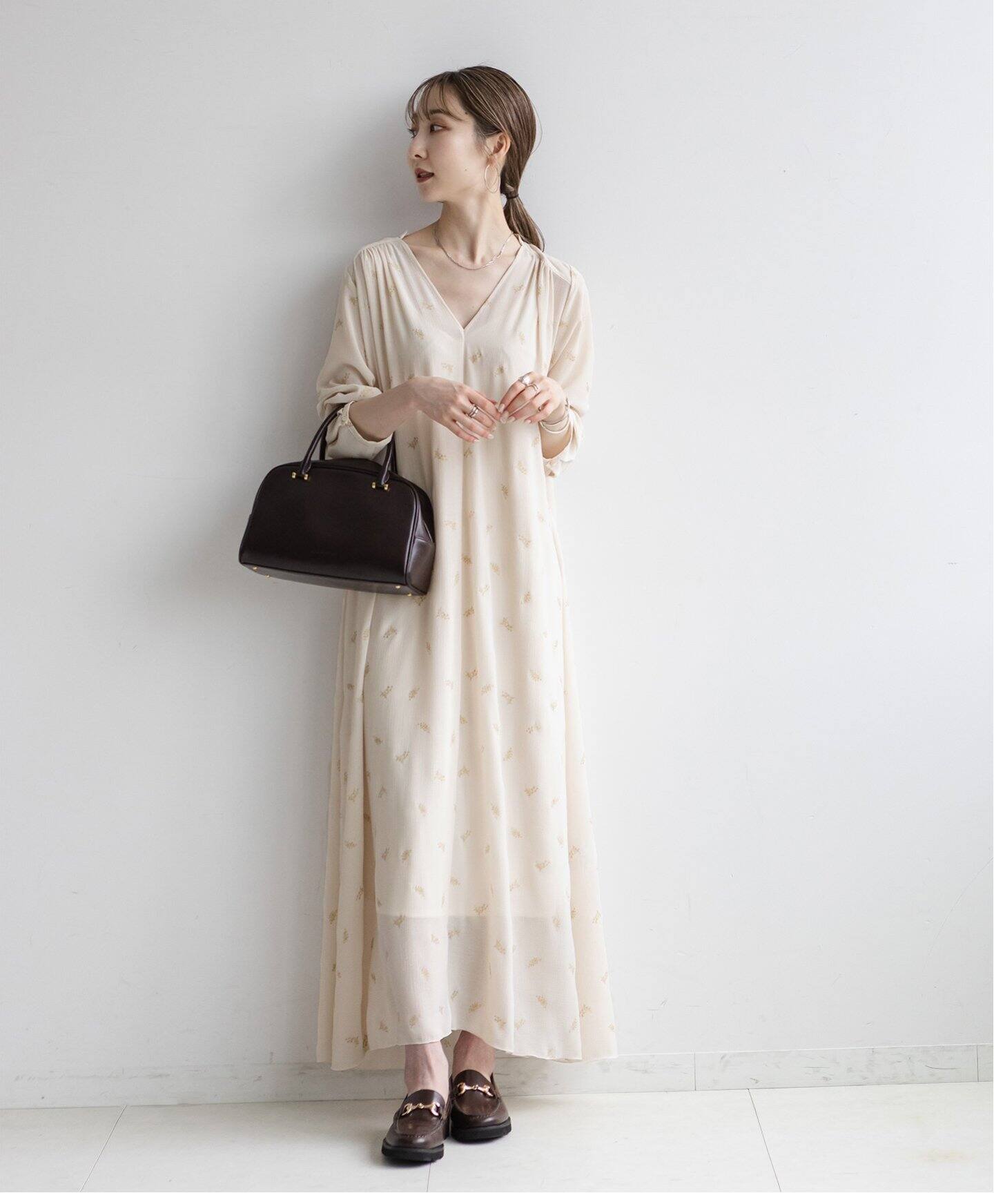 スパークプリントマキシワンピース（ワンピース）｜NOBLE（ノーブル  