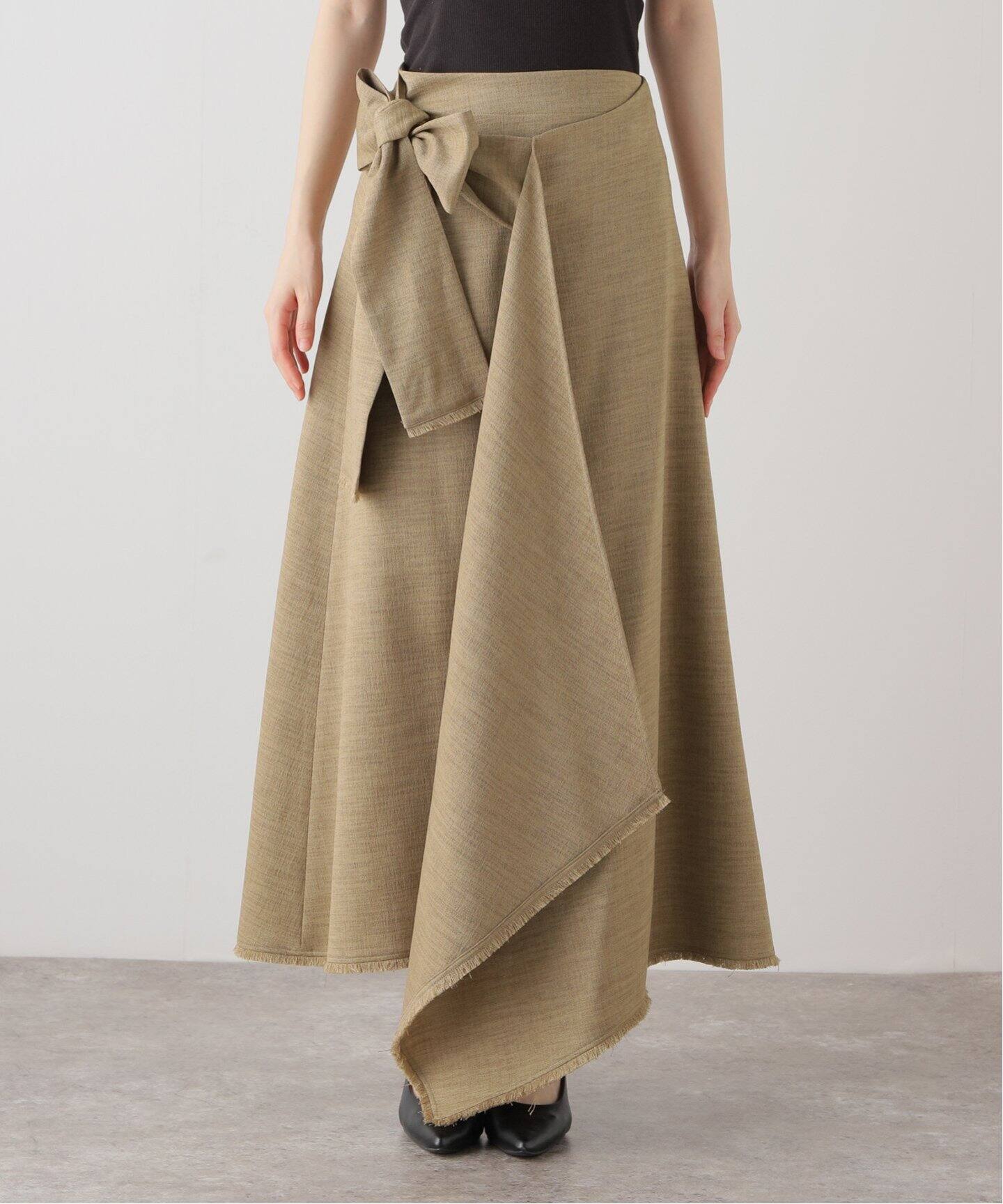 フリンジヘムレイヤードワンピース（ワンピース）｜NOBLE（ノーブル