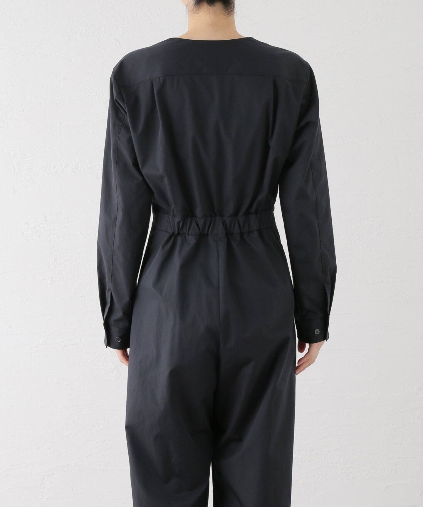 ストレッチツイルコクーンオールインワン（つなぎ／オールインワン