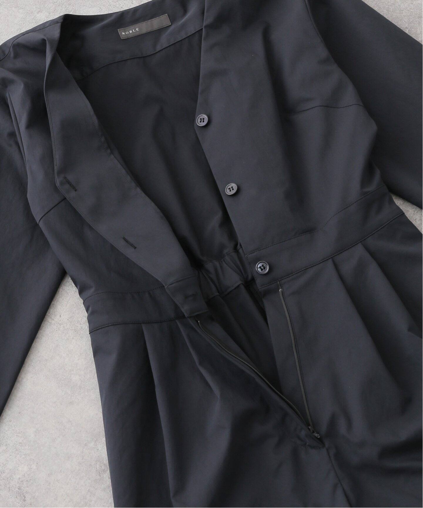 ストレッチツイルコクーンオールインワン（つなぎ／オールインワン