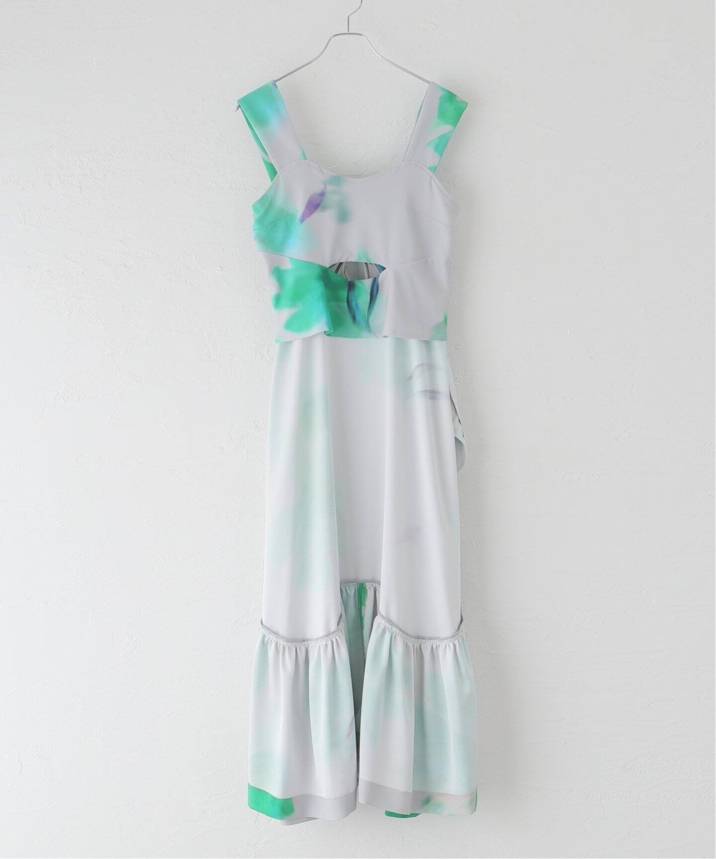 Ujoh】Shoulder Belt Gathered Dress（ワンピース）｜NOBLE（ノーブル