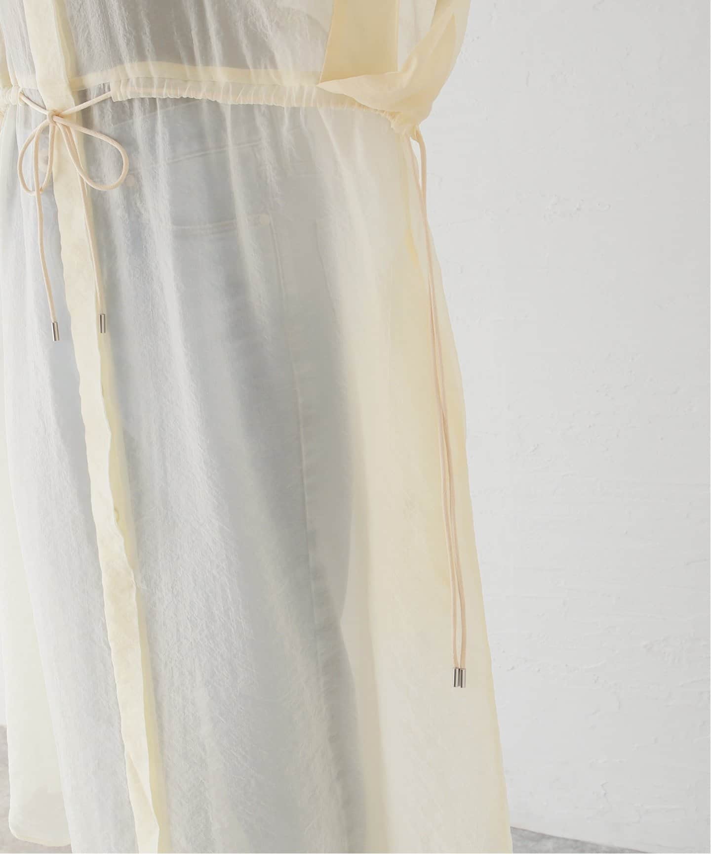Ujoh】Drawcord Shirt Dress（シャツワンピース）｜NOBLE