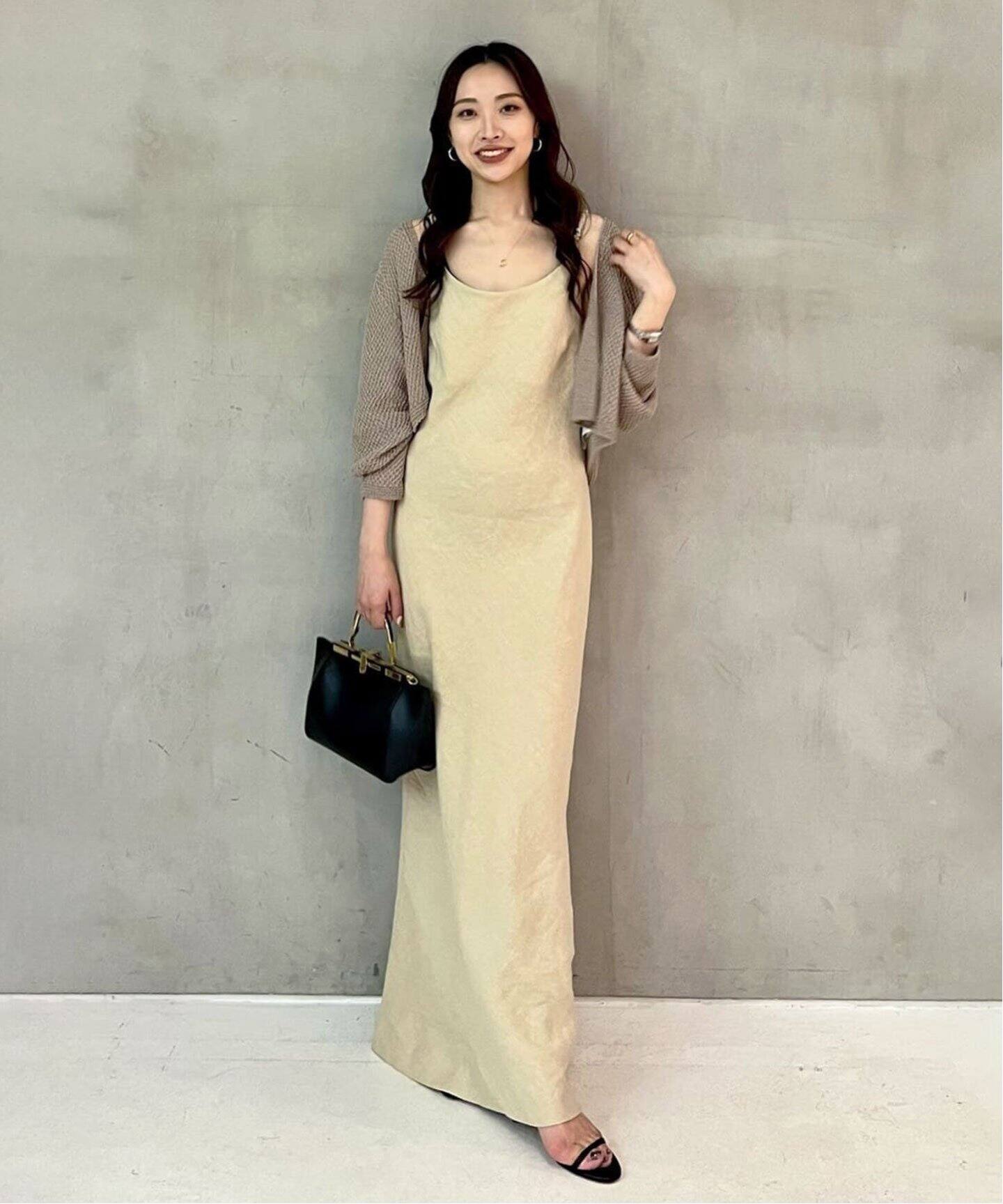 muller of yoshiokubo/ミュラーオブヨシオクボ LINO CAMI DRESS  