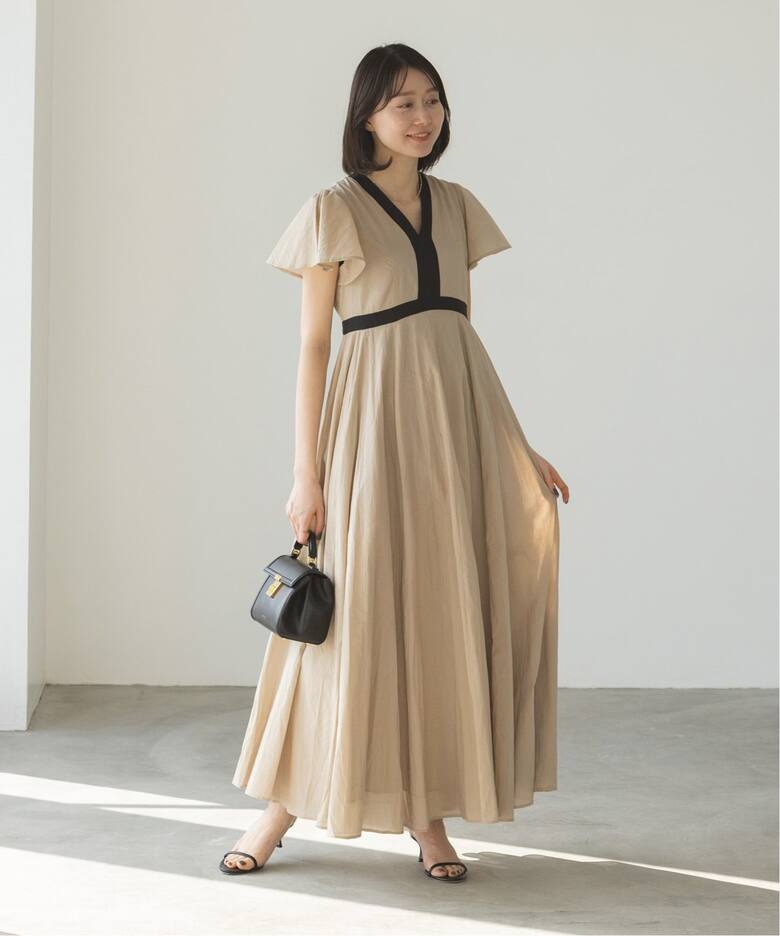 IENA 少女のドレス MARIHA 別注ロングスリーブワンピース（MARIHA  