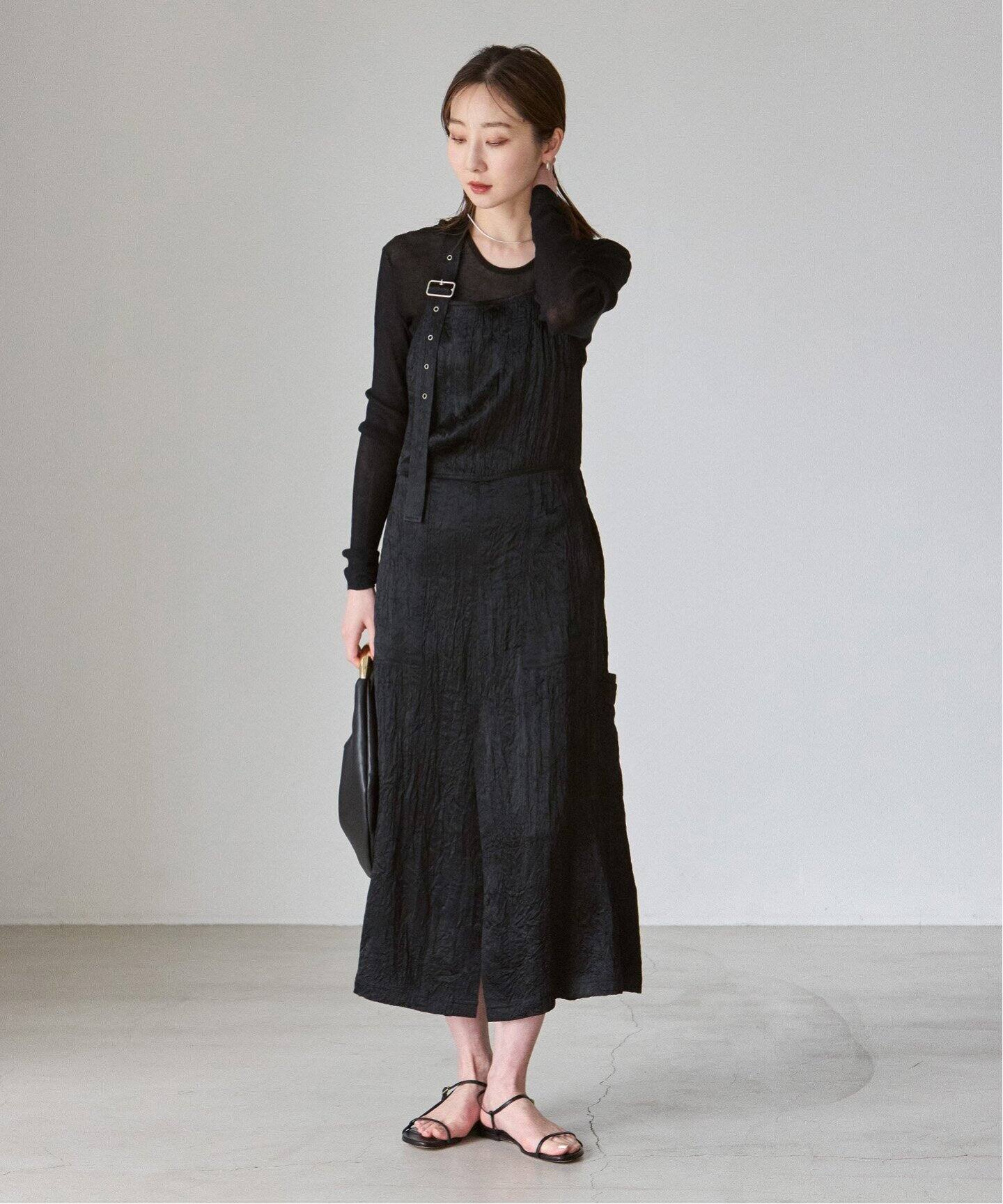 PROVOKE】サテンエプロンドレス（ワンピース）｜NOBLE（ノーブル