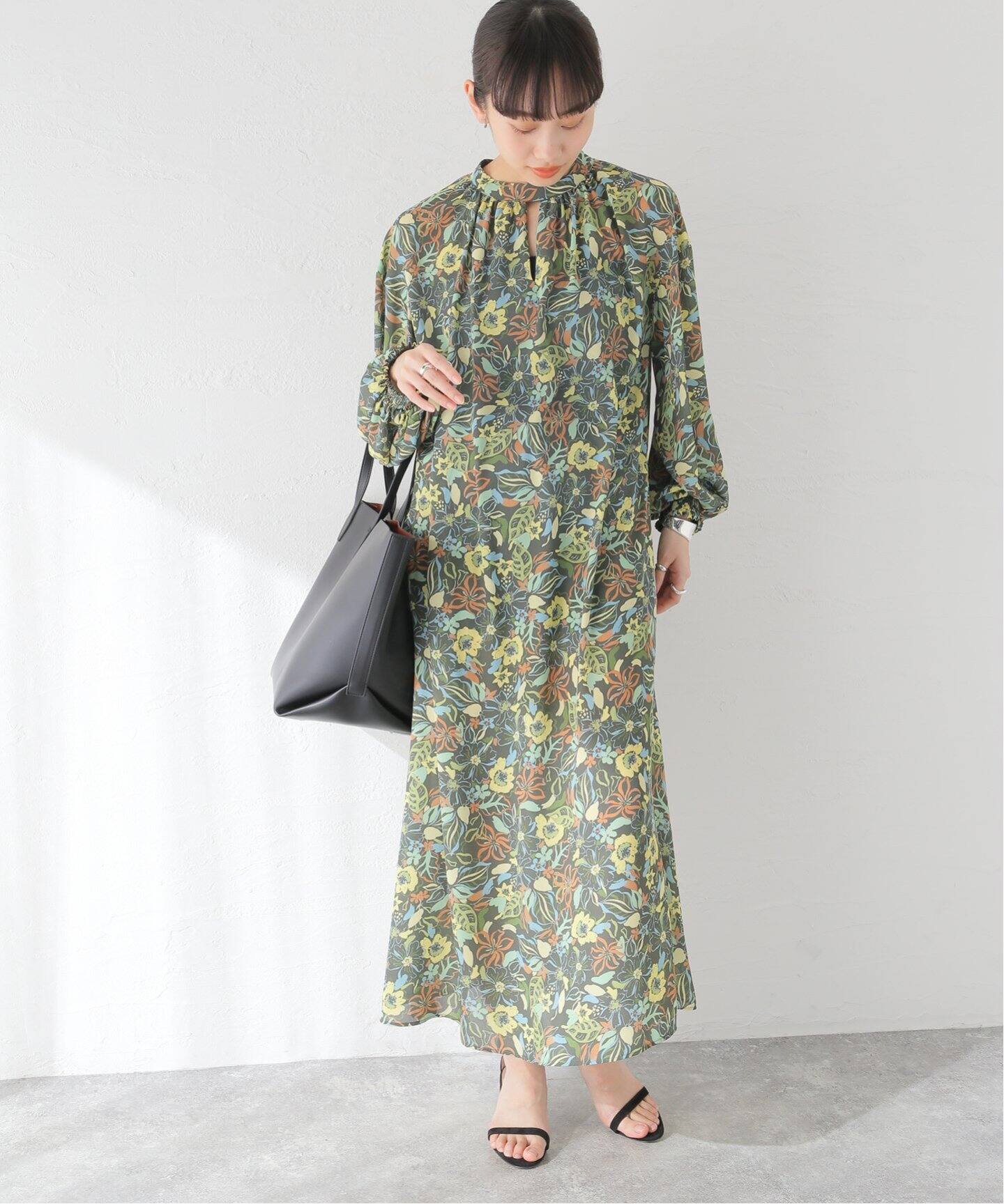 Deveaux】フラワープリントワンピース（ワンピース）｜JOURNAL  