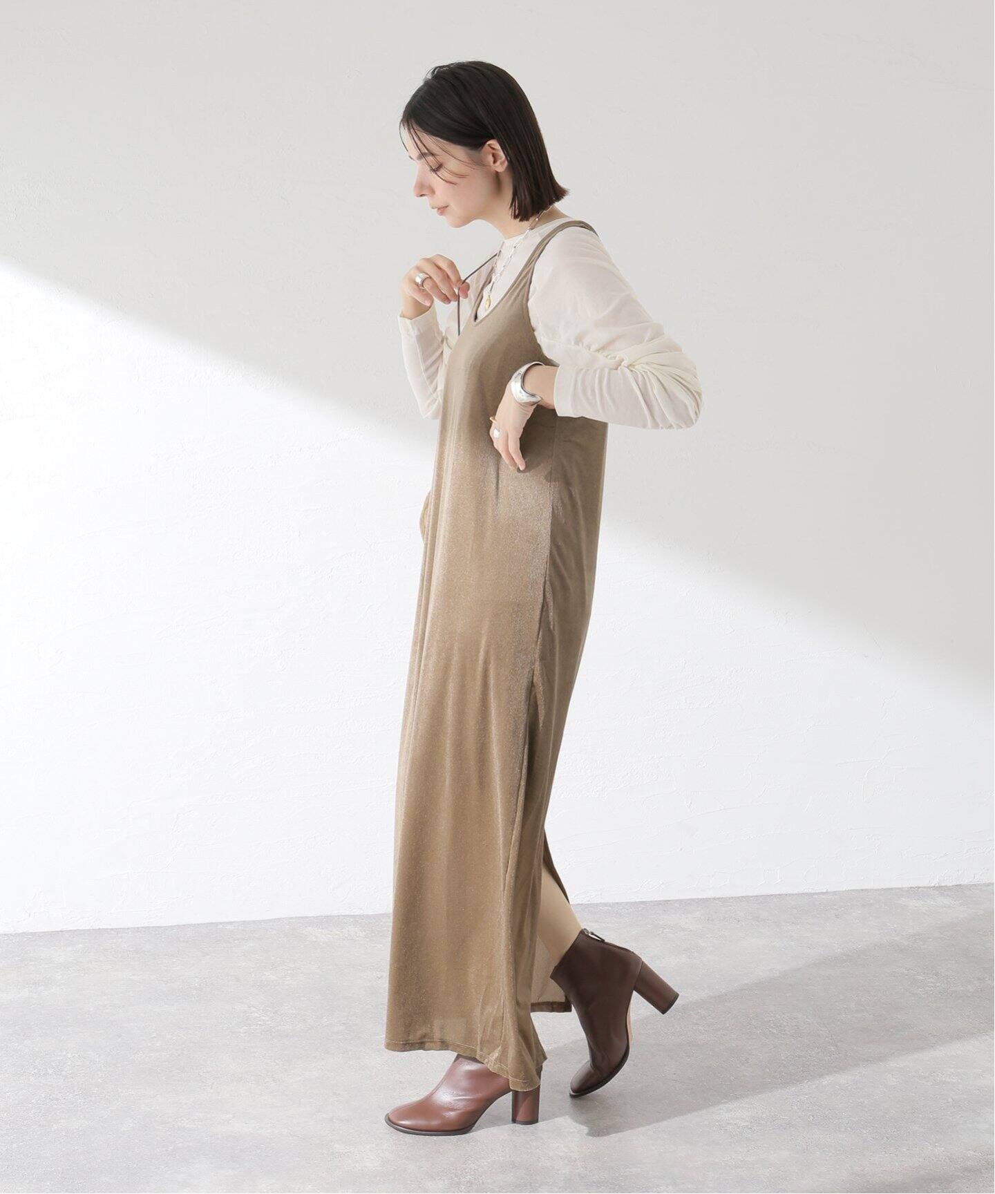 ベロアワンピース（ワンピース）｜JOURNAL STANDARD L 