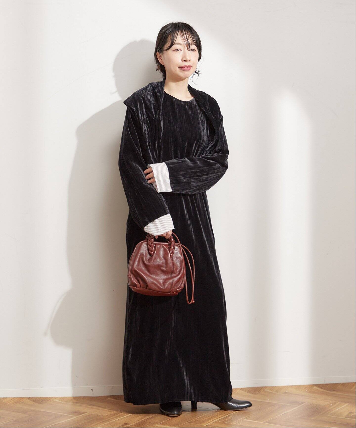 Uhr/ウーア】Velor Scarf Dress：ワンピース（ワンピース）｜JOURNAL 