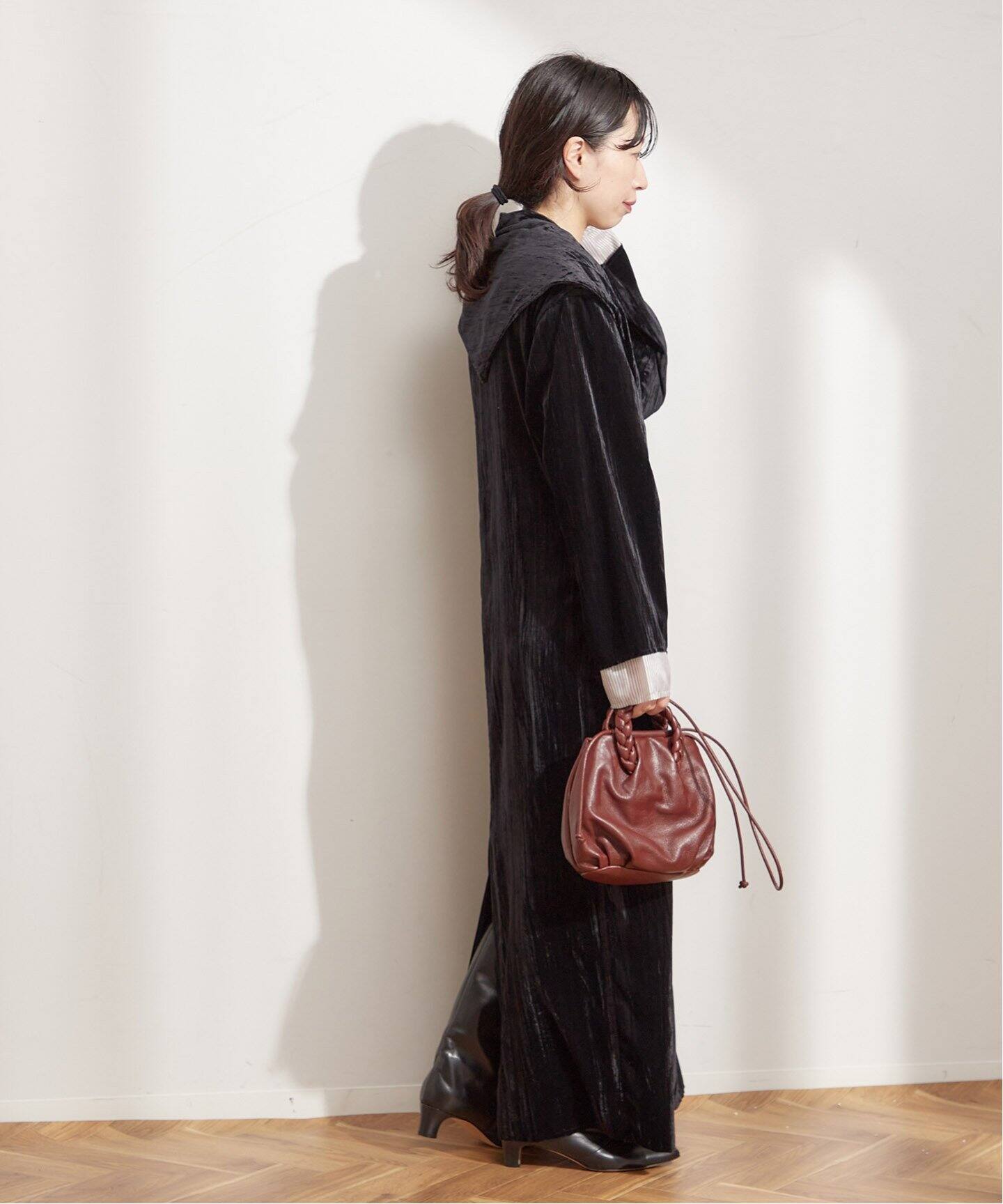 Uhr/ウーア】Velor Scarf Dress：ワンピース（ワンピース）｜JOURNAL 