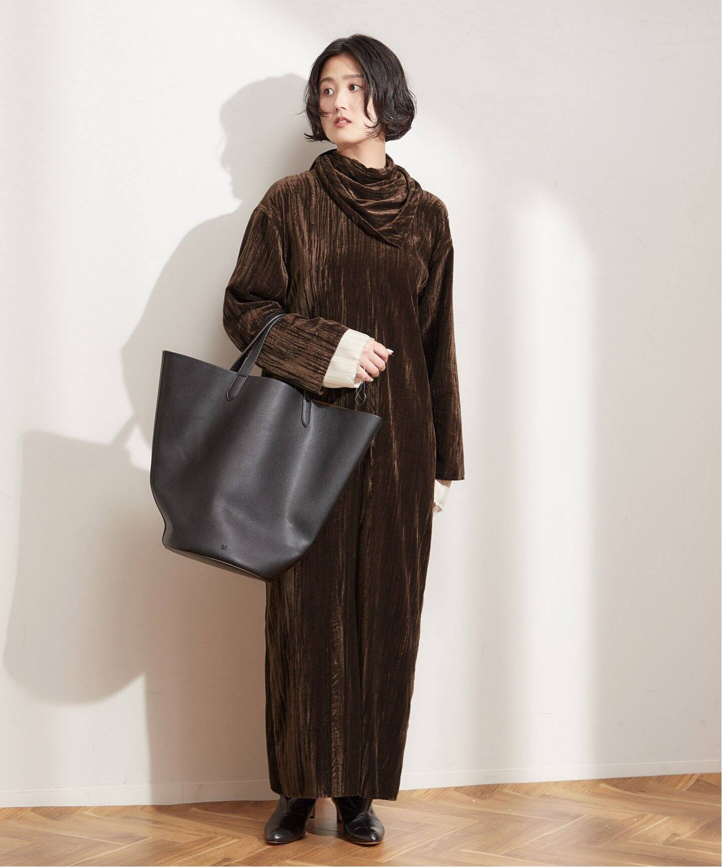 Uhr/ウーア】Velor Scarf Dress：ワンピース（ワンピース）｜JOURNAL 
