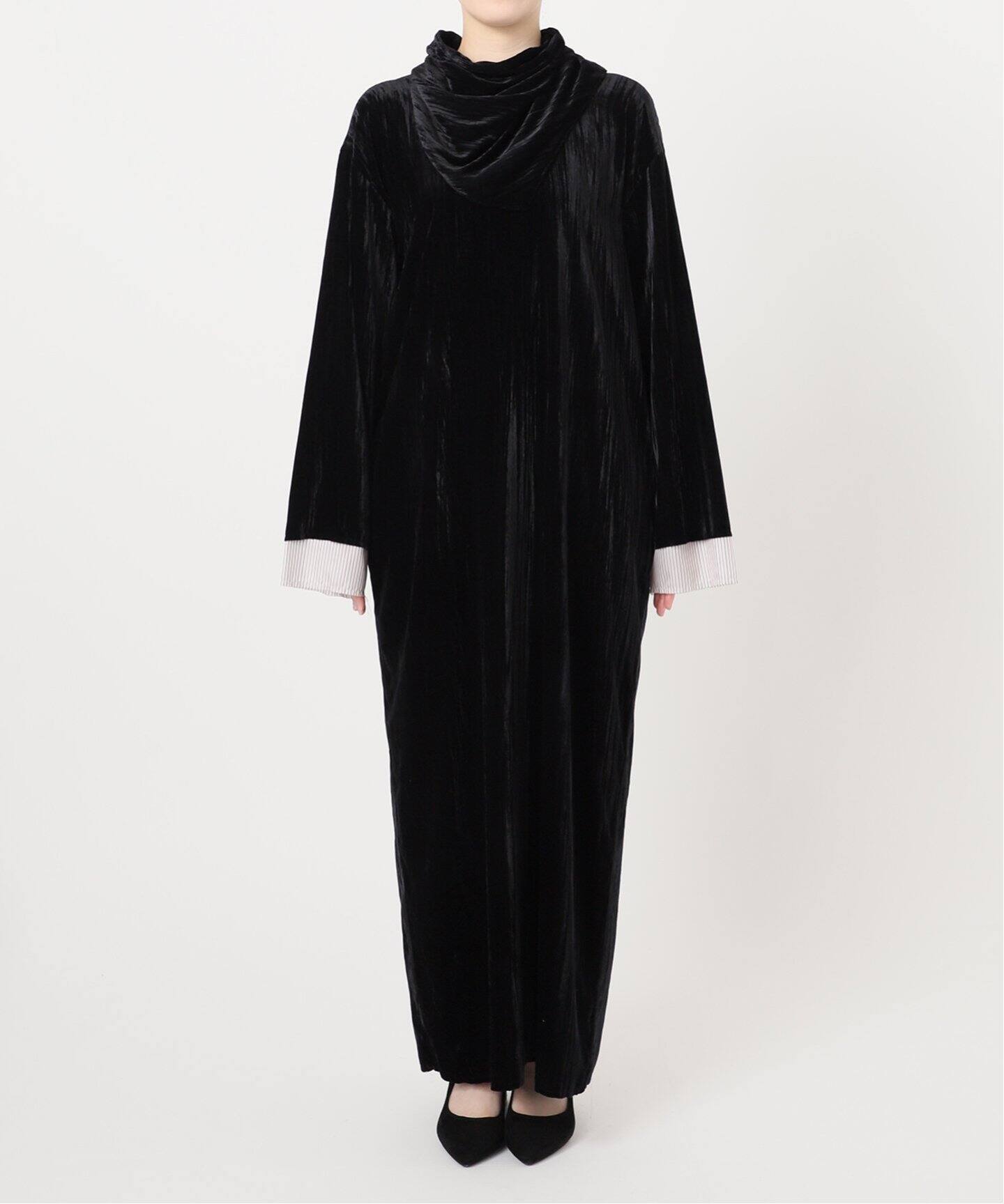 Uhr/ウーア】Velor Scarf Dress：ワンピース（ワンピース）｜JOURNAL 
