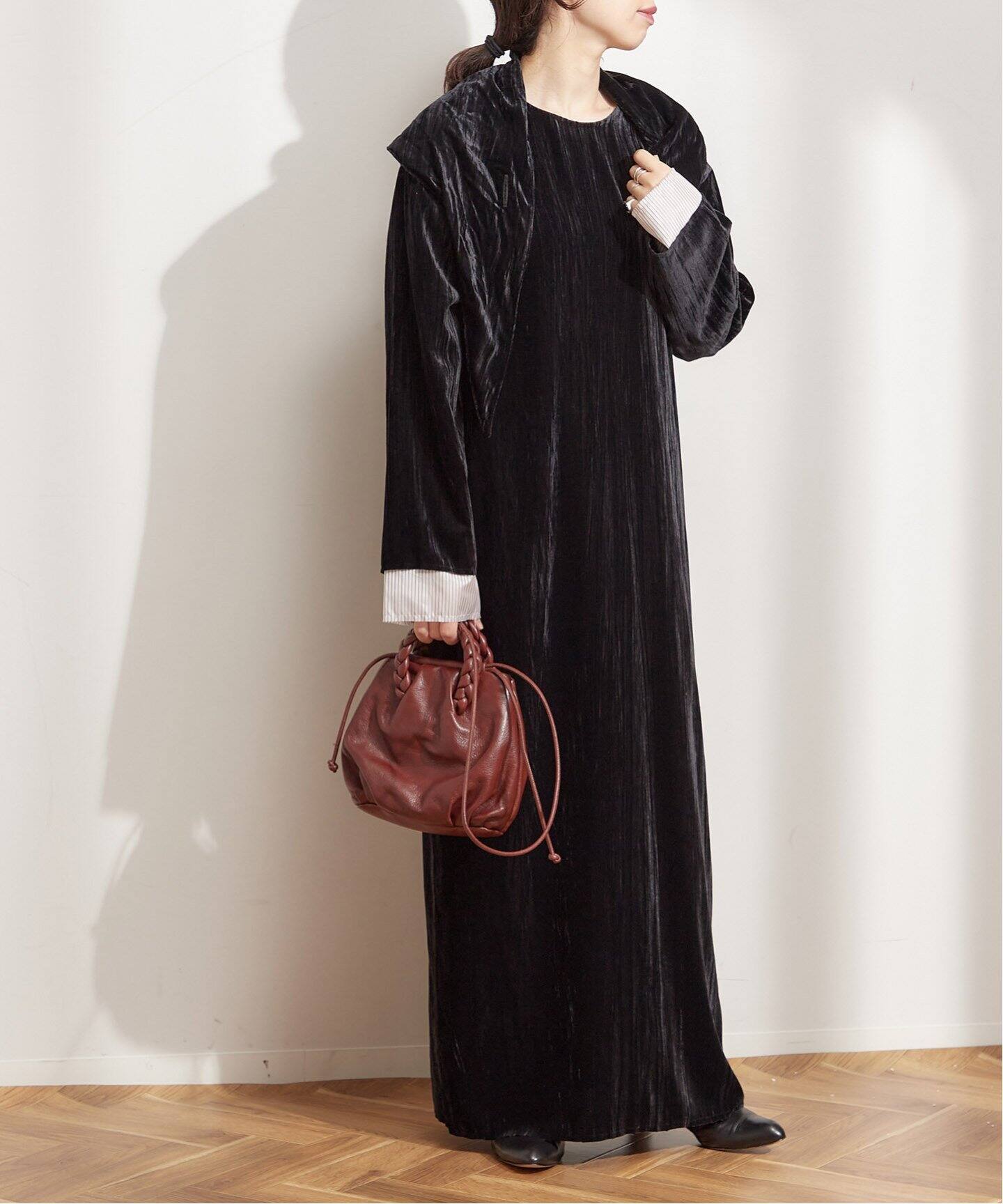 Uhr/ウーア】Velor Scarf Dress：ワンピース（ワンピース）｜JOURNAL  
