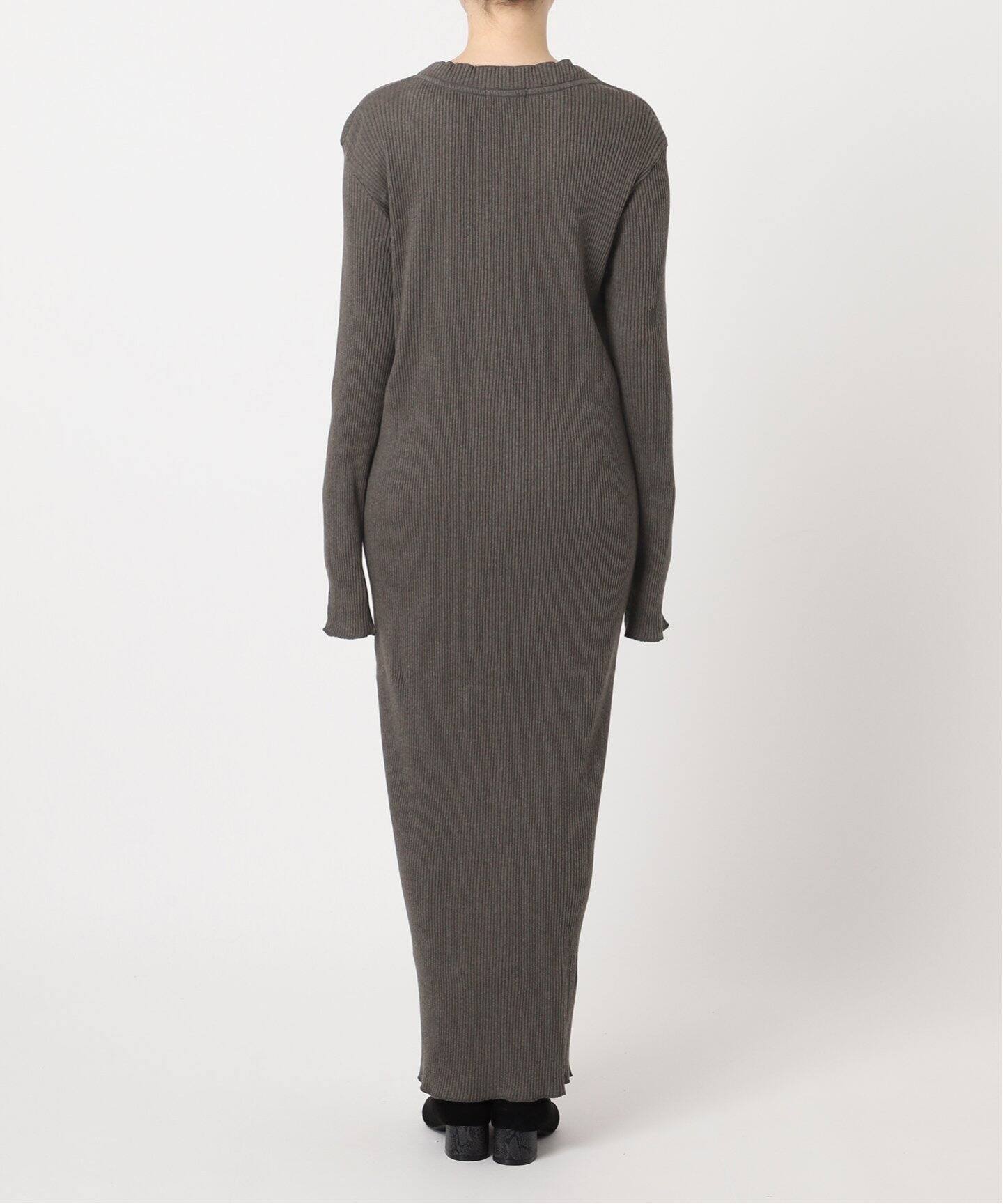 Uhr/ウーア】Cotton / Yak Rib Dress：ワンピース（ワンピース 