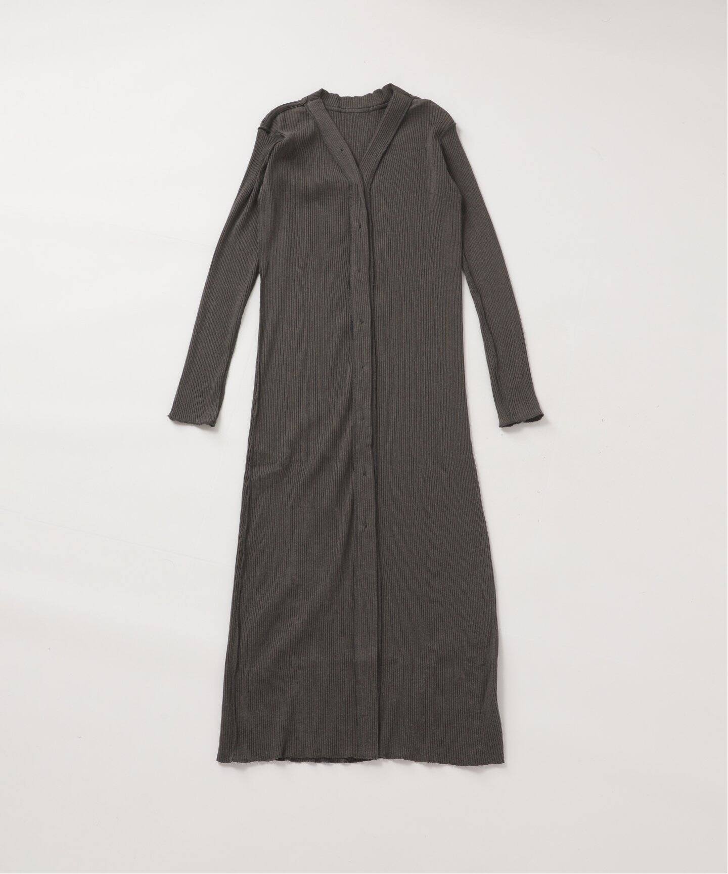Uhr/ウーア】Cotton / Yak Rib Dress：ワンピース（ワンピース 