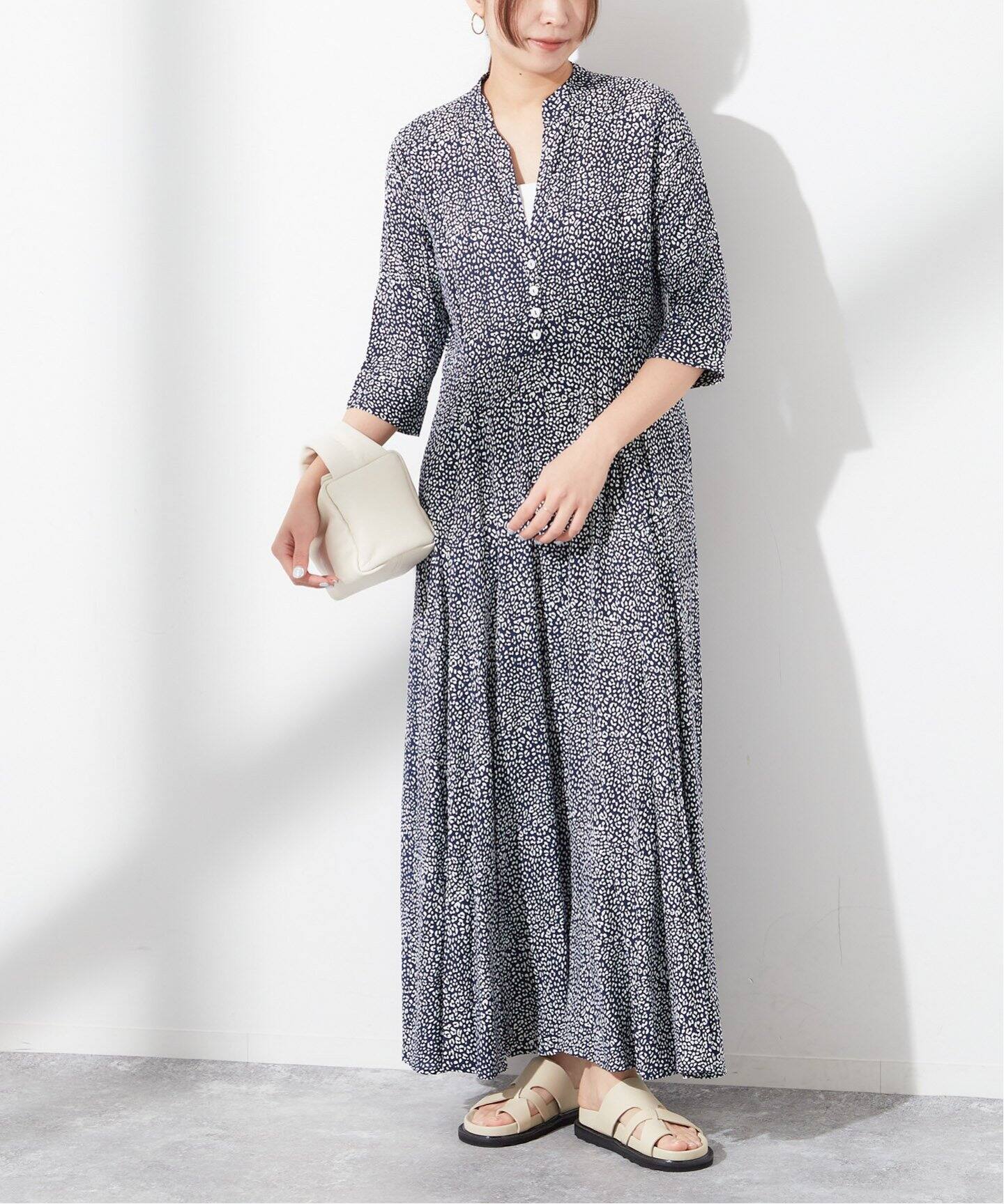LUSANA / ルサーナ】CARL MAXI DRESS：ワンピース（ワンピース  