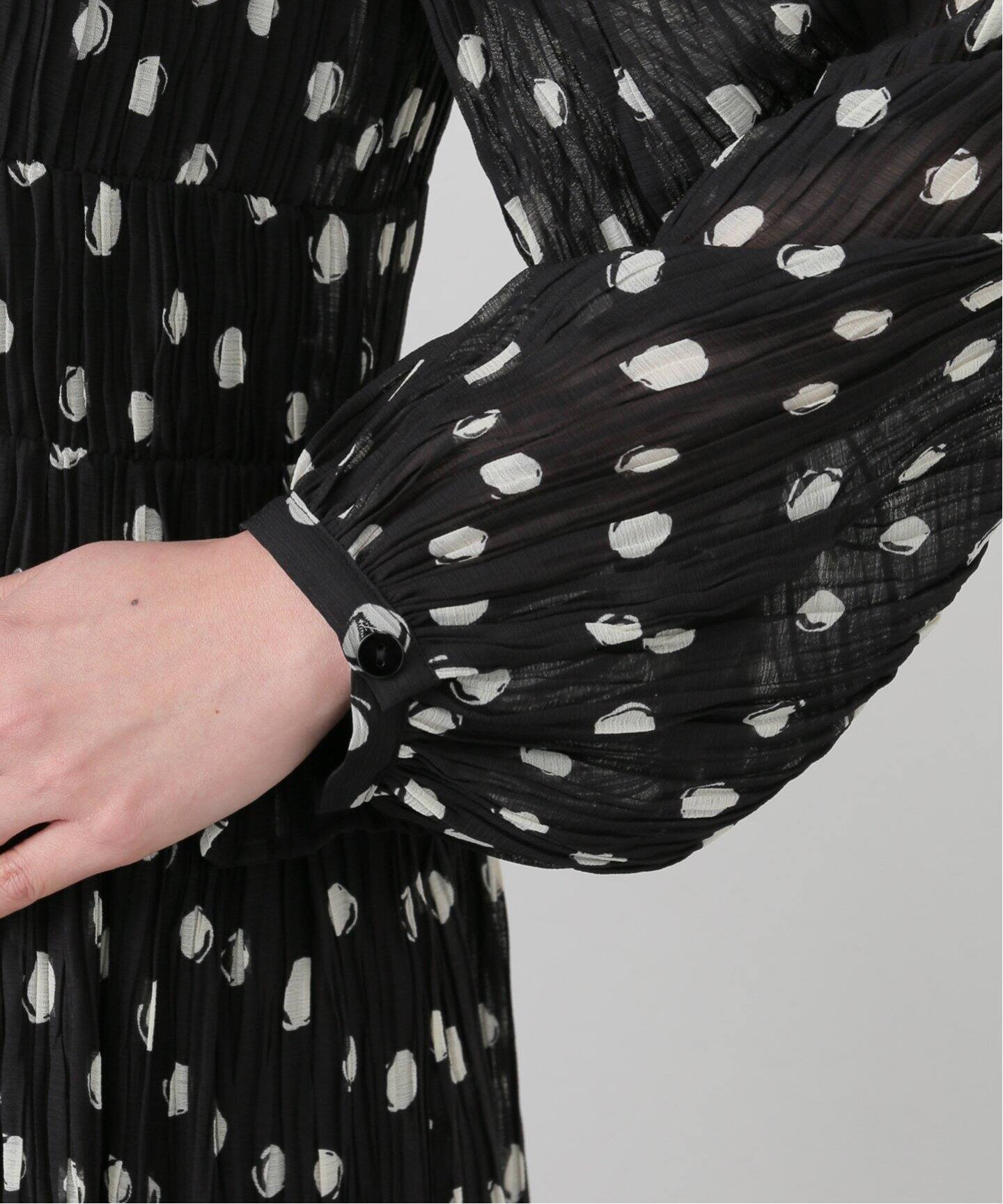 BAUM UND PFERDGARTEN/バウムウンドヘルガーデン】Plisse ドレス