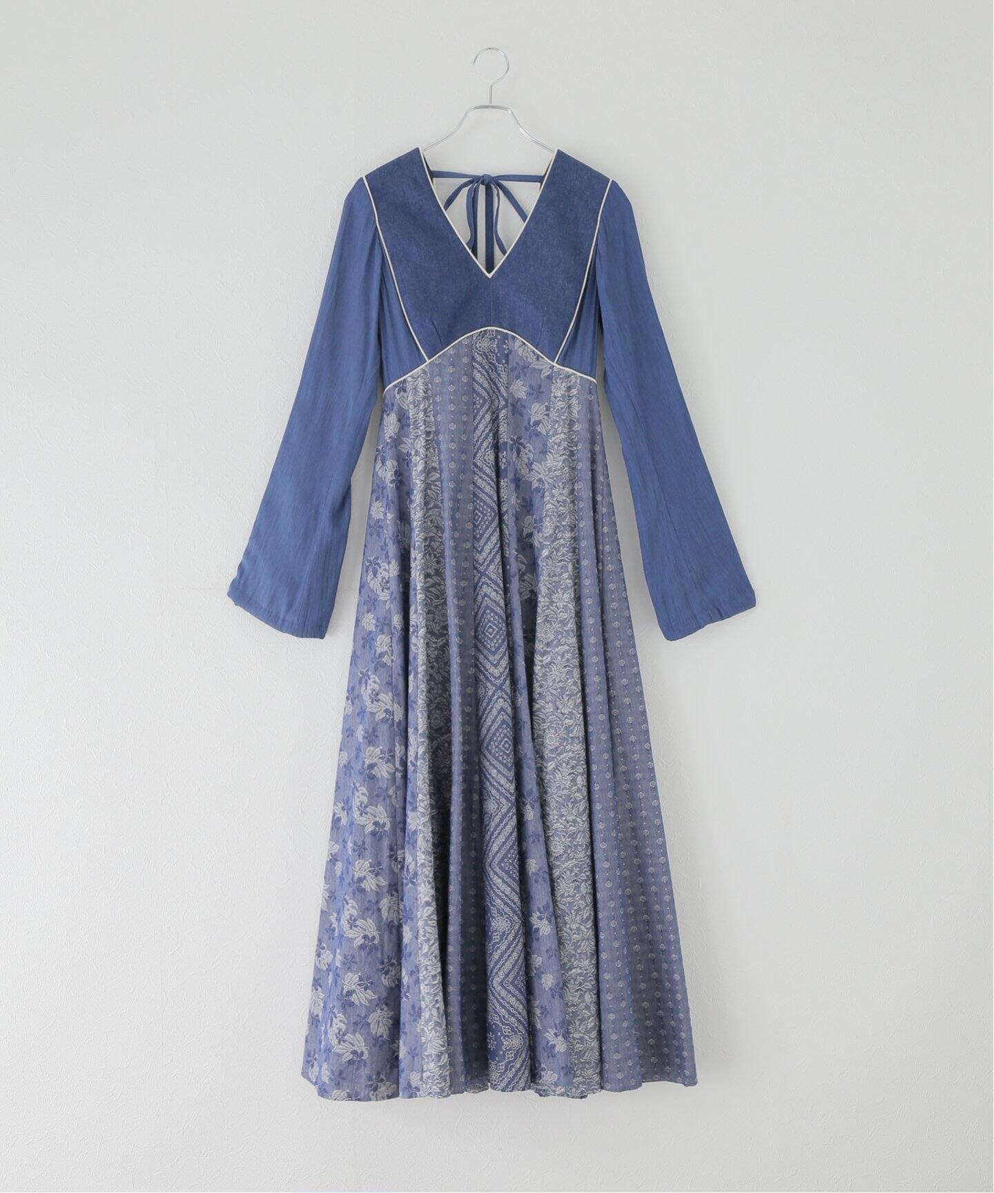 FUMIE TANAKA(フミエタナカ)】patch long op：ワンピース（ワンピース  