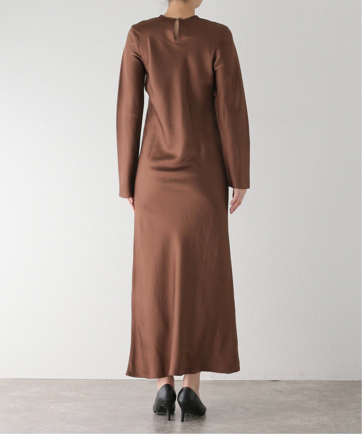 BASERANGE/ベースレンジ】DYDINE LONGSLEEVE DRESS：ワンピース 