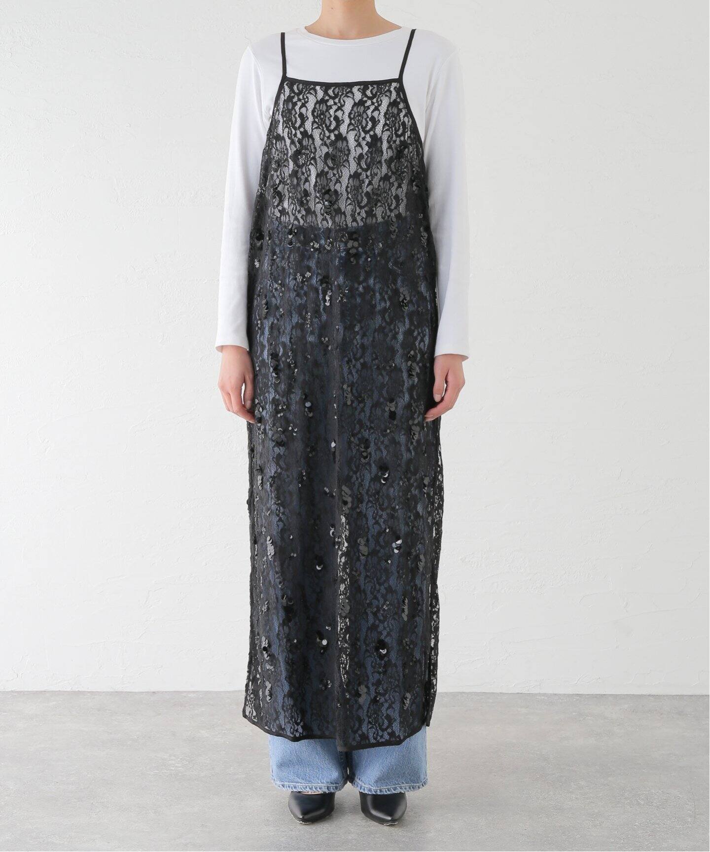 SARA MALLIKA/サラマリカ】 SPARKLE SEQUINS EMB DRESS 020542SC2  