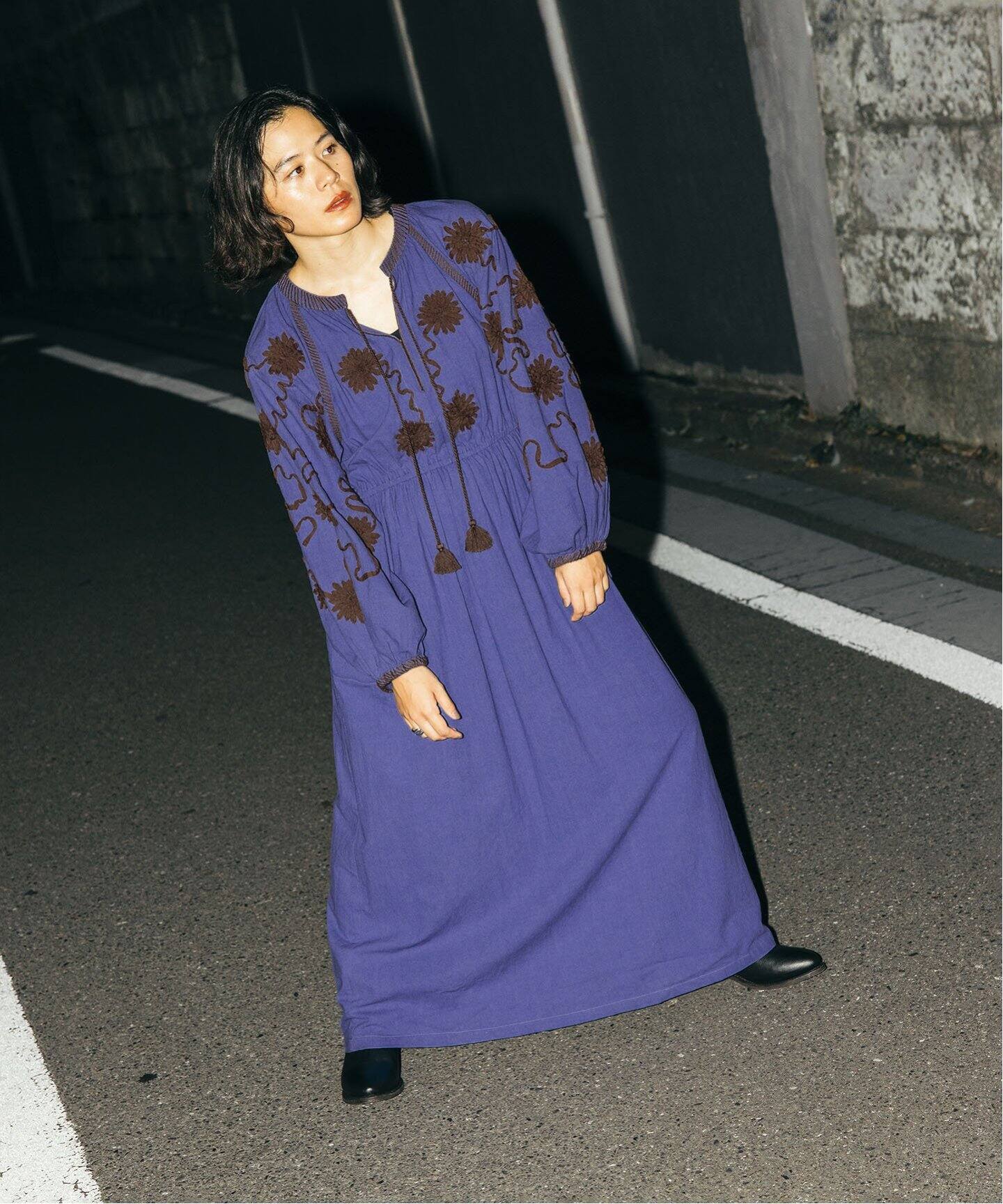 SARA MALLIKA/サラマリカ】 DEEPIKA TAPE EMB DRESS 020142SC3  