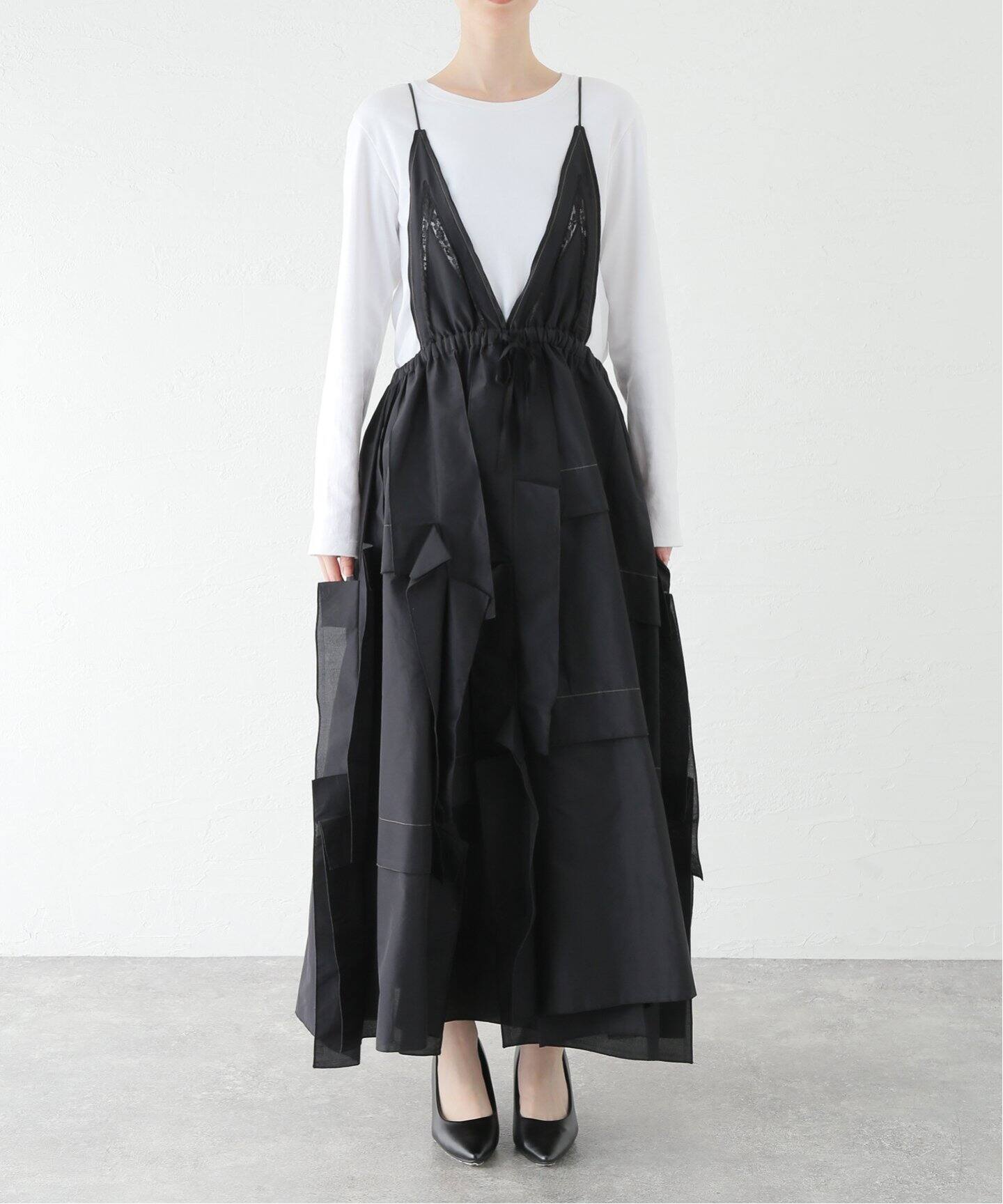 leur logette/ルールロジェット】 airy taffeta camisole dress 06659  