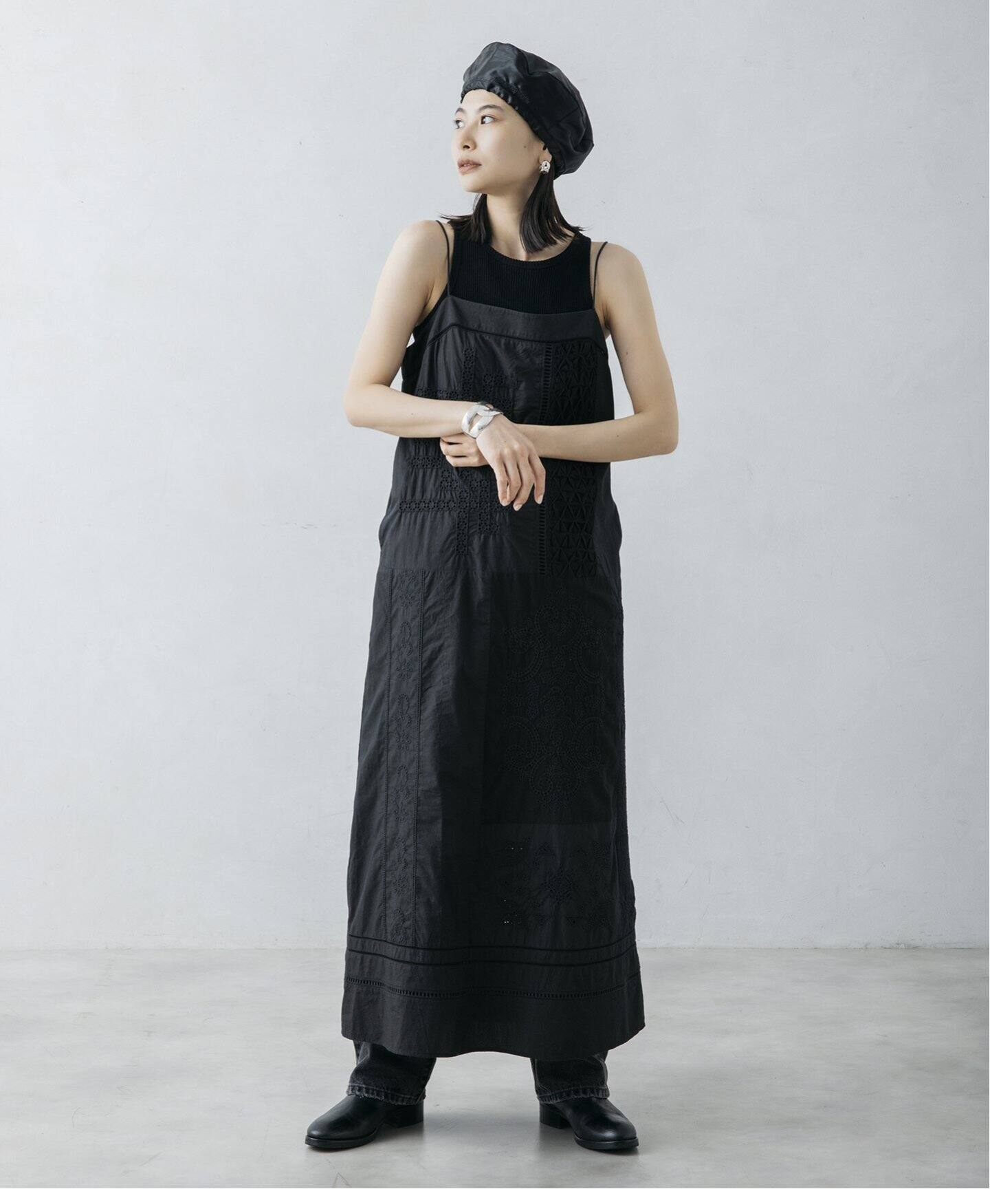 nude vintage×JOURNAL STANDARD】レースパッチワークワンピース 