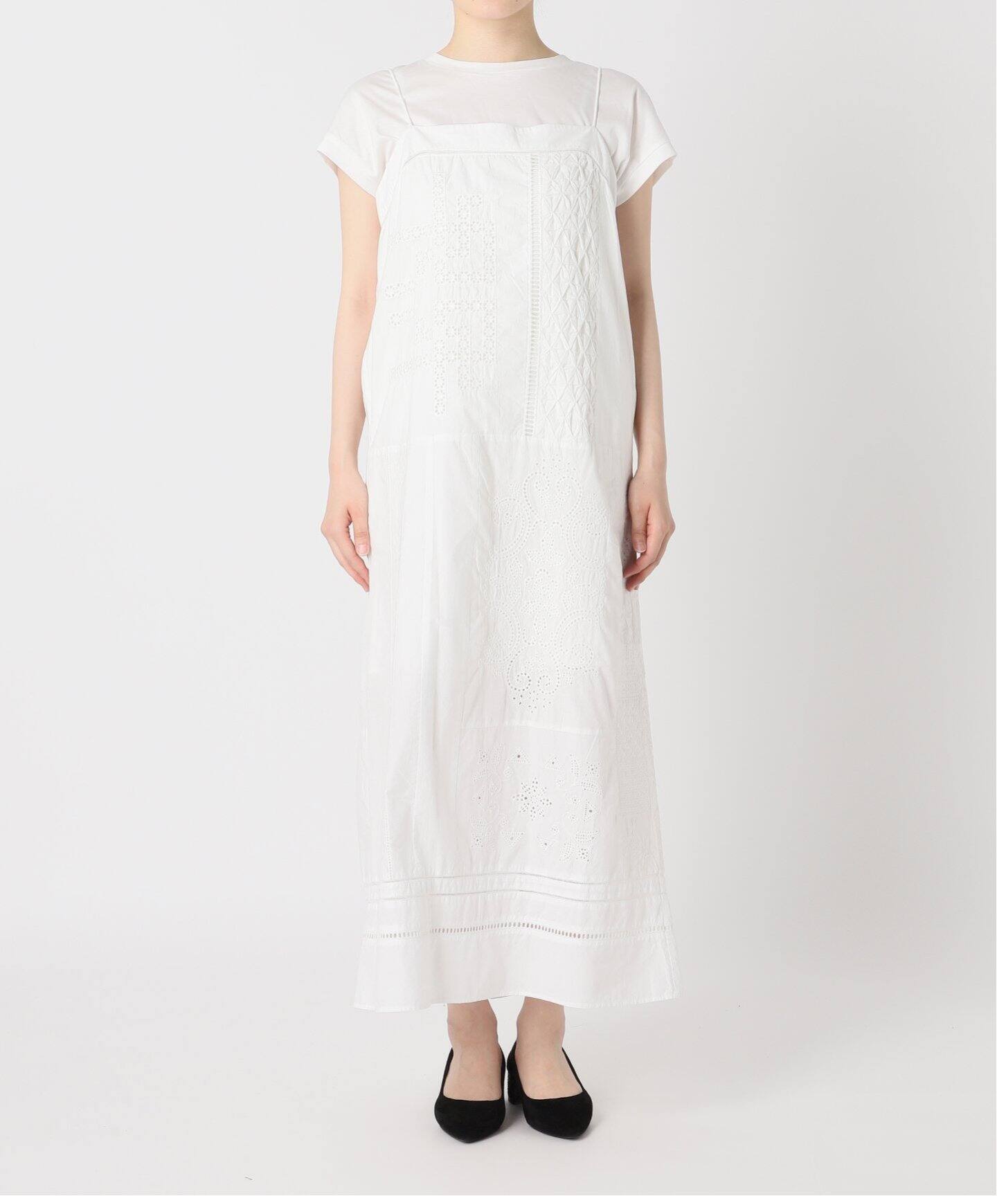 nude vintage×JOURNAL STANDARD】レースパッチワークワンピース 