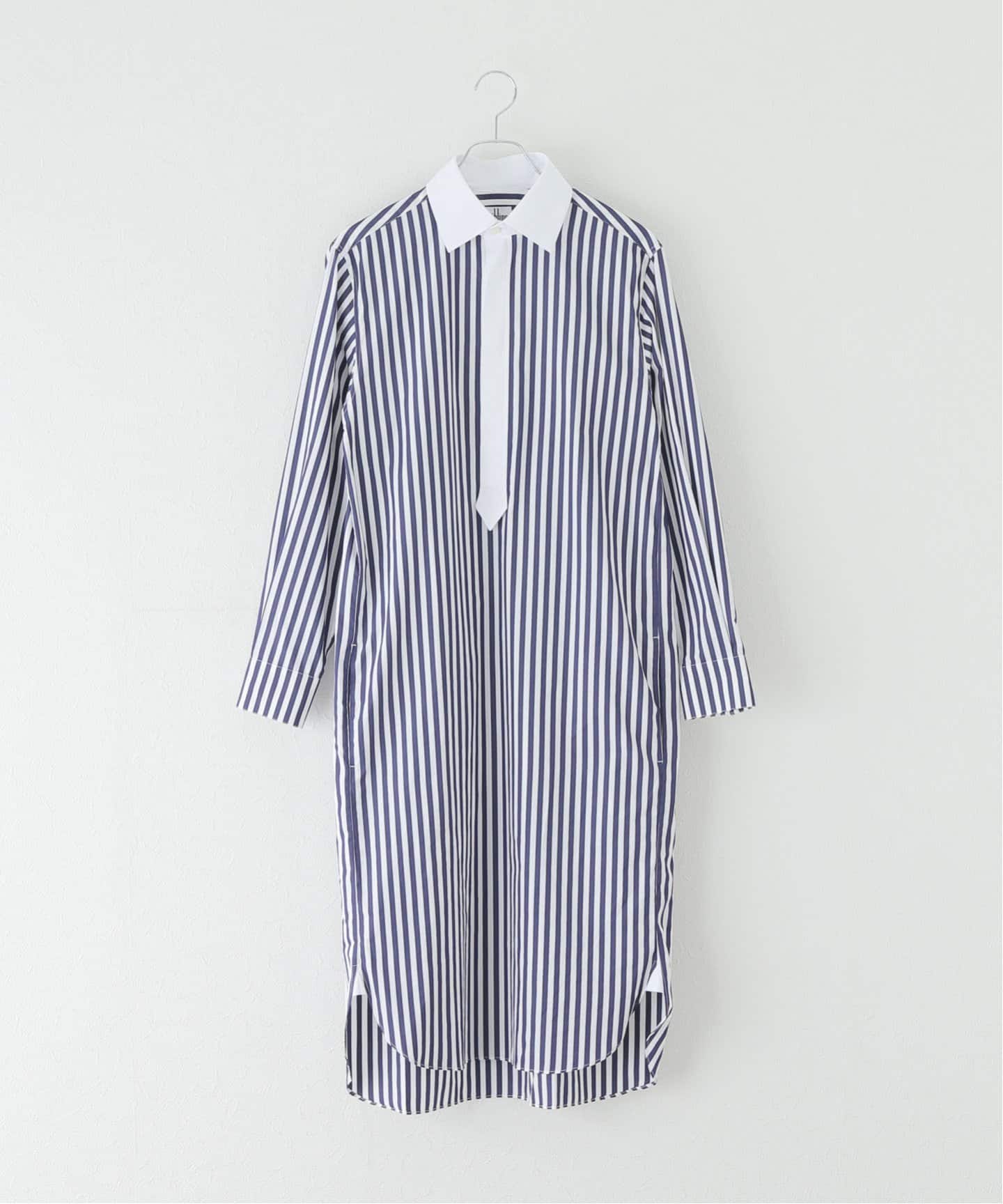 Sebline セブリン【定価63,800円】シャツワンピースストライプ