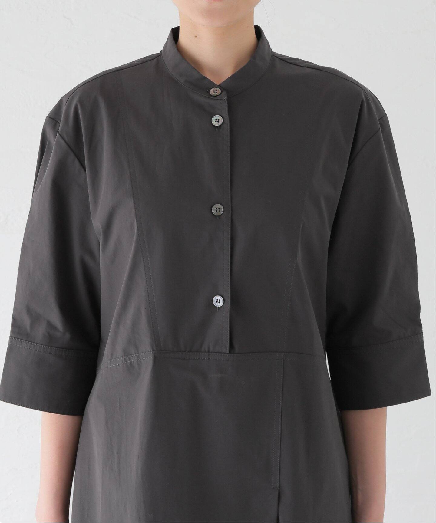 【保障できる】 NICHOLSON/スタジオ STUDIO ニコルソン】 SHIRT PLACKET HALF トップス