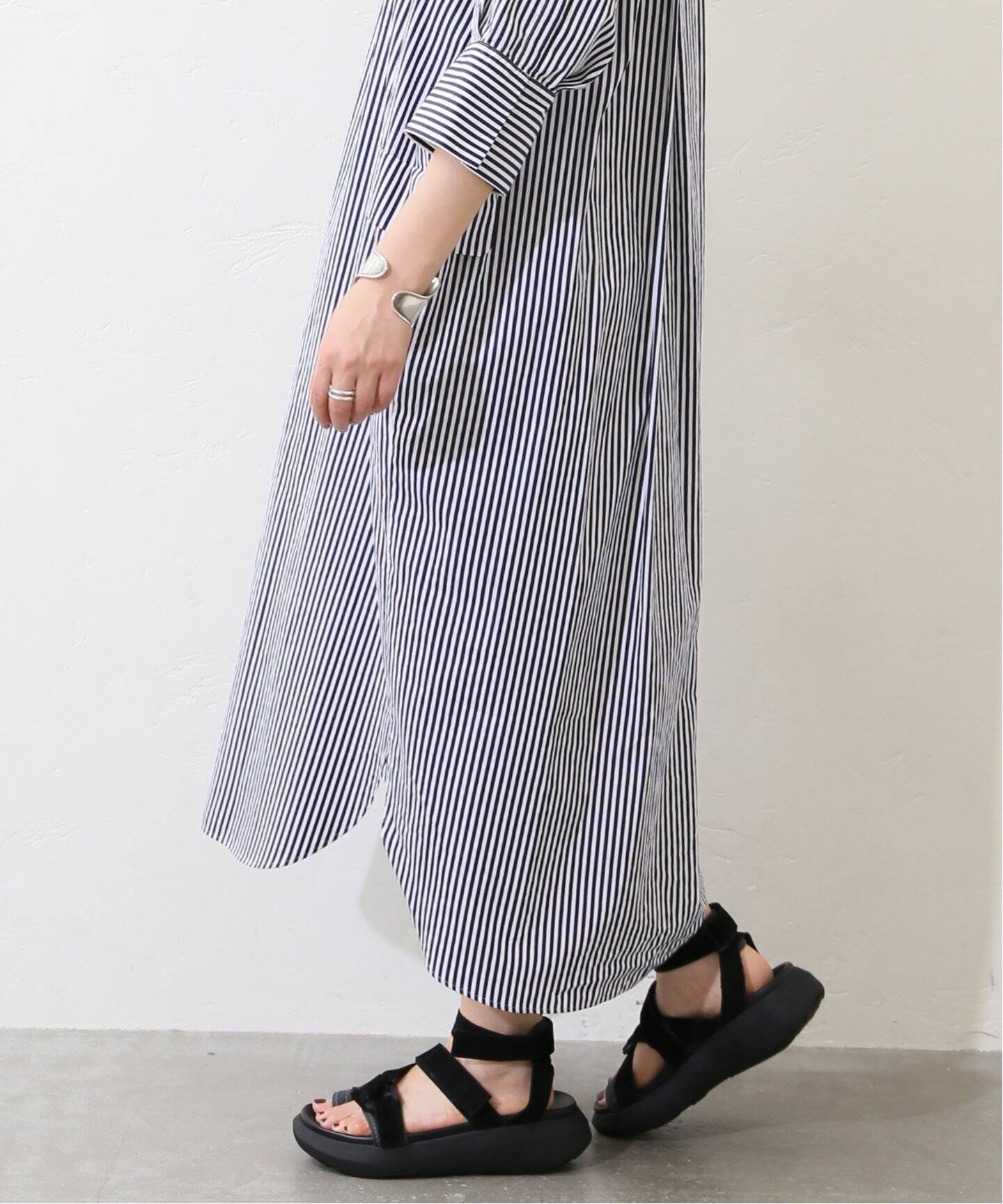 タイプクロス スタンドカラーワンピース（ワンピース）｜journal  