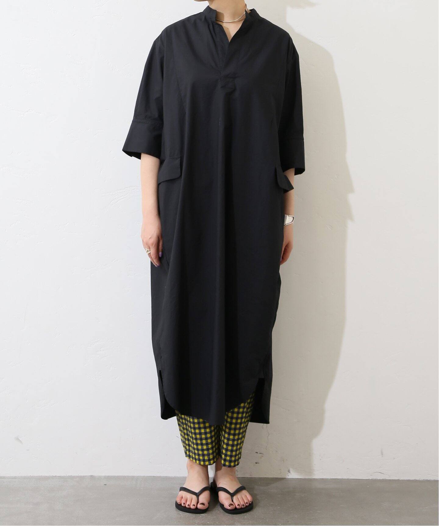 タイプクロス スタンドカラーワンピース（ワンピース）｜journal  