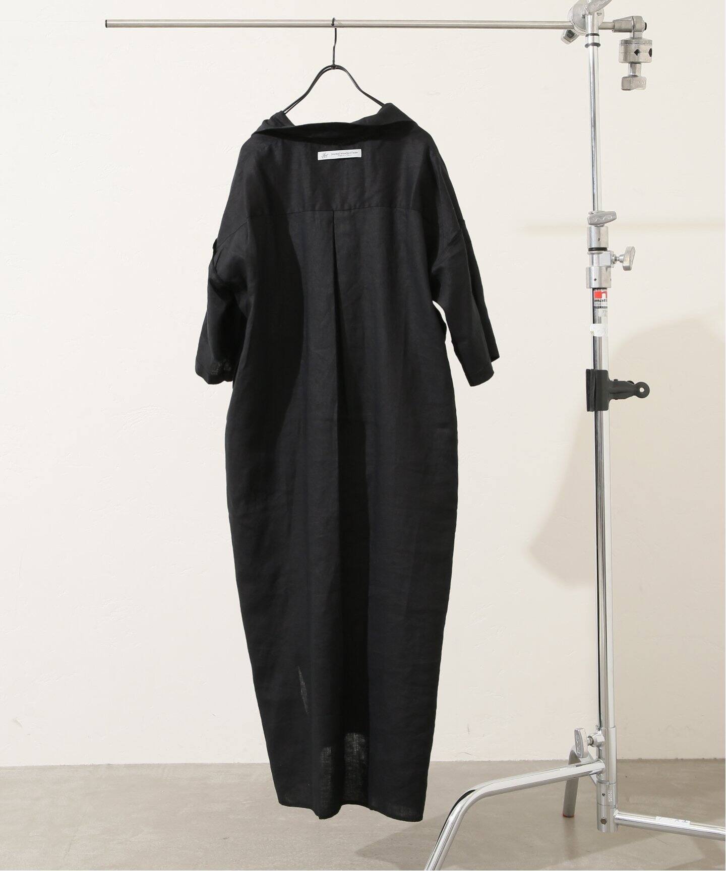 40リネンワッシャー シャツワンピース（ワンピース）｜journal  