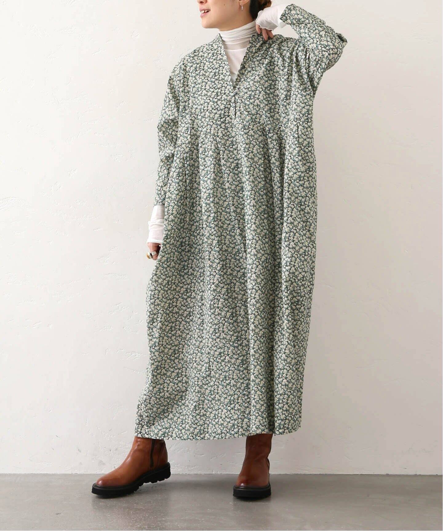 リバティプリント ampleプルワンピース（ワンピース）｜journal  