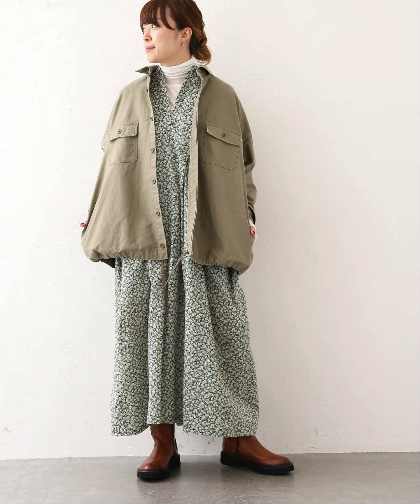 リバティプリント ampleプルワンピース（ワンピース）｜journal 