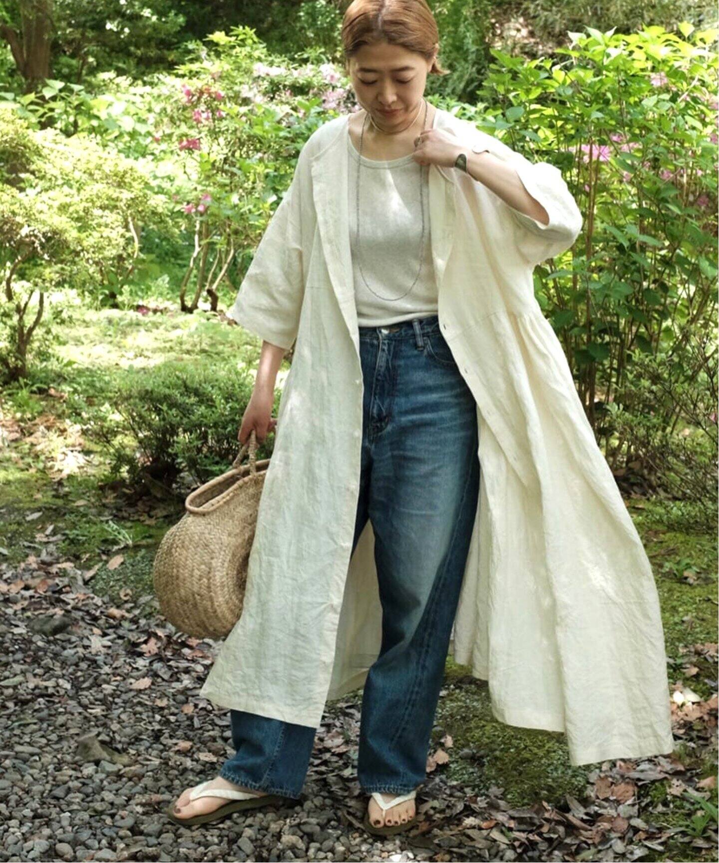 40リネン 2WAYギャザーワンピース（ワンピース）｜journal standard  